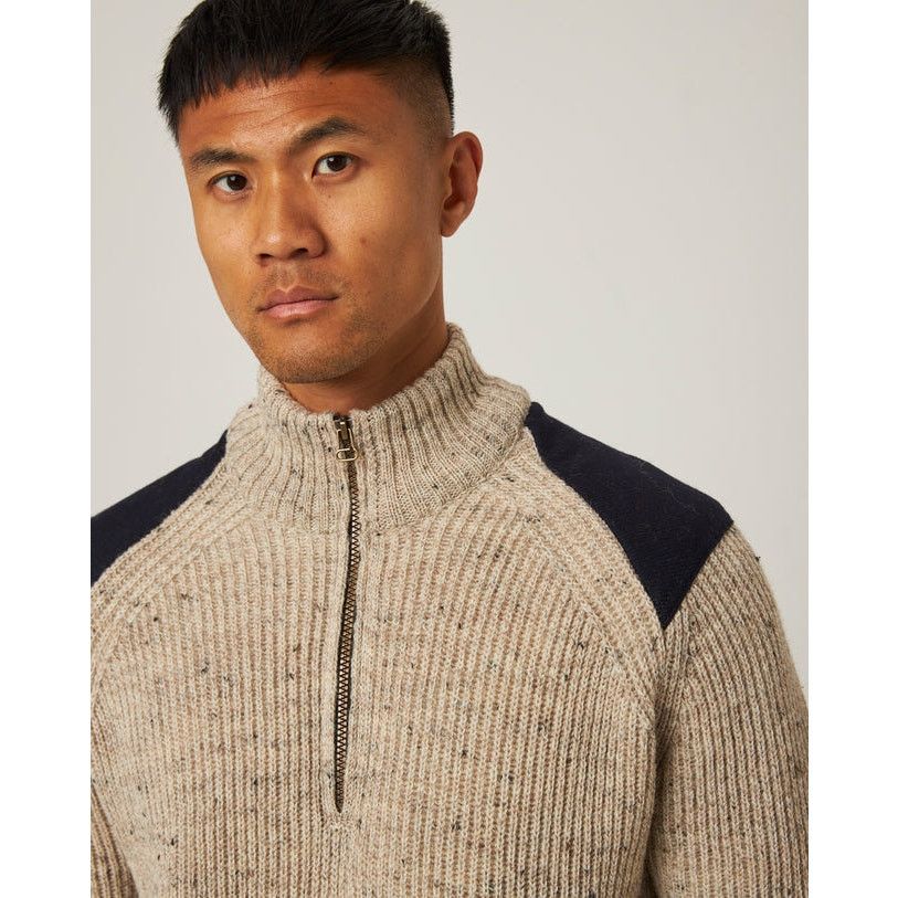 Peregrine Peregrine Bexley Quarter Zip Jumper - Wool - Large Size US L / EU 52-54 / 3 - 2 Thumbnail