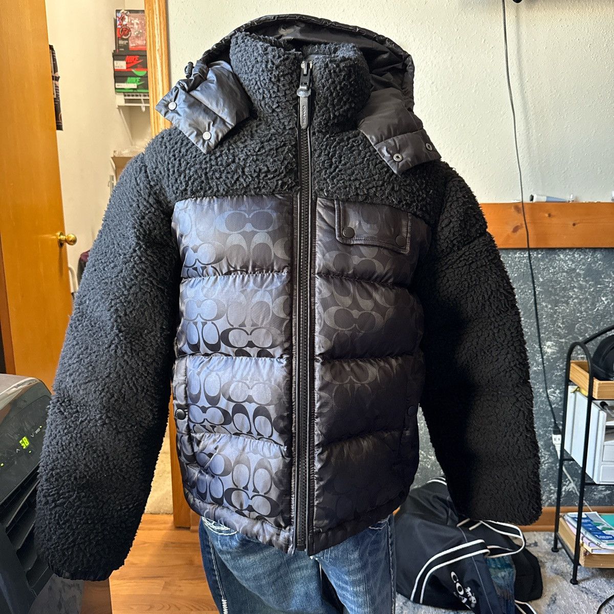 Coach Coach Signature Puffer with Hoodie Size US M / EU 48-50 / 2 - 2 Thumbnail