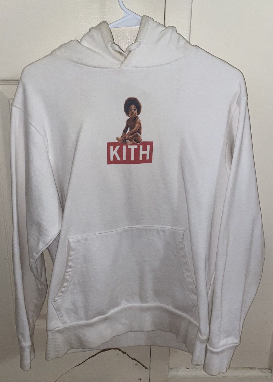 Kith Kith x Biggie Classic Logo Hoodie White sz xs Grailed