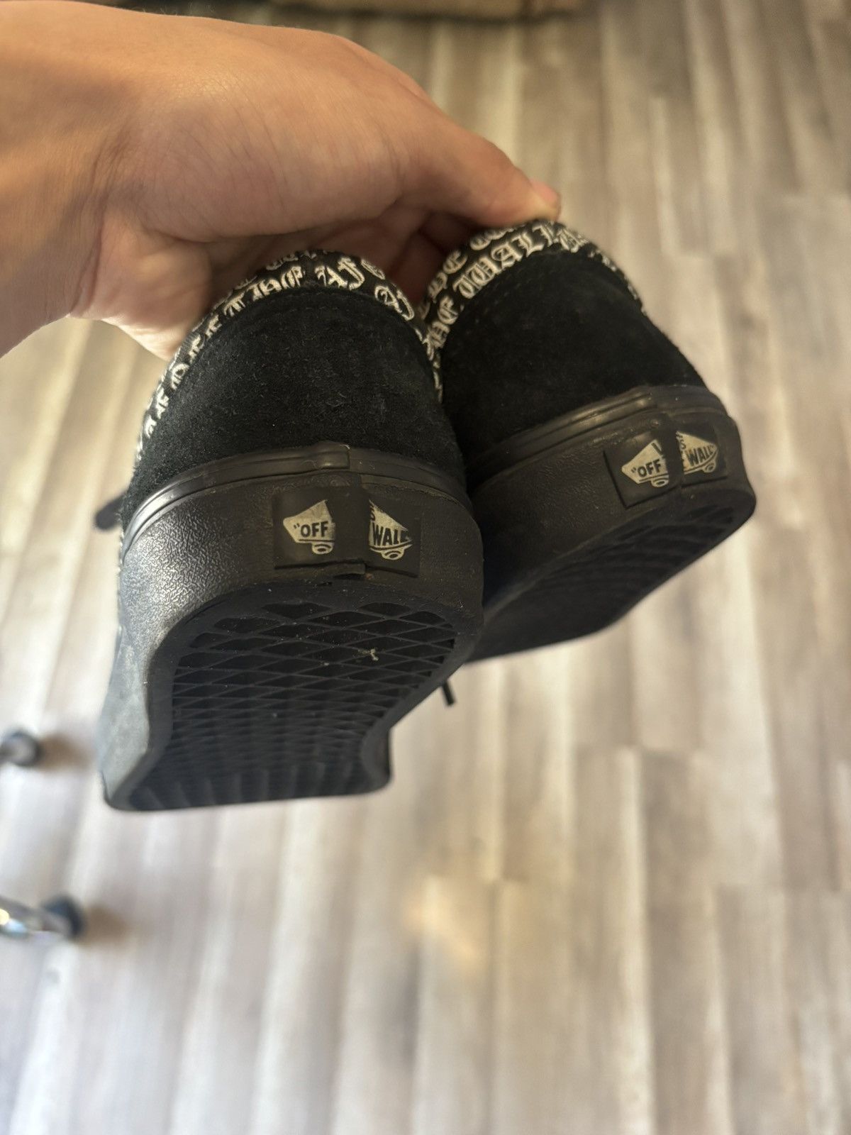 Vans Rare Vans Off The Wall Black Sneakers Size US 9 / EU 42 - 7 Thumbnail