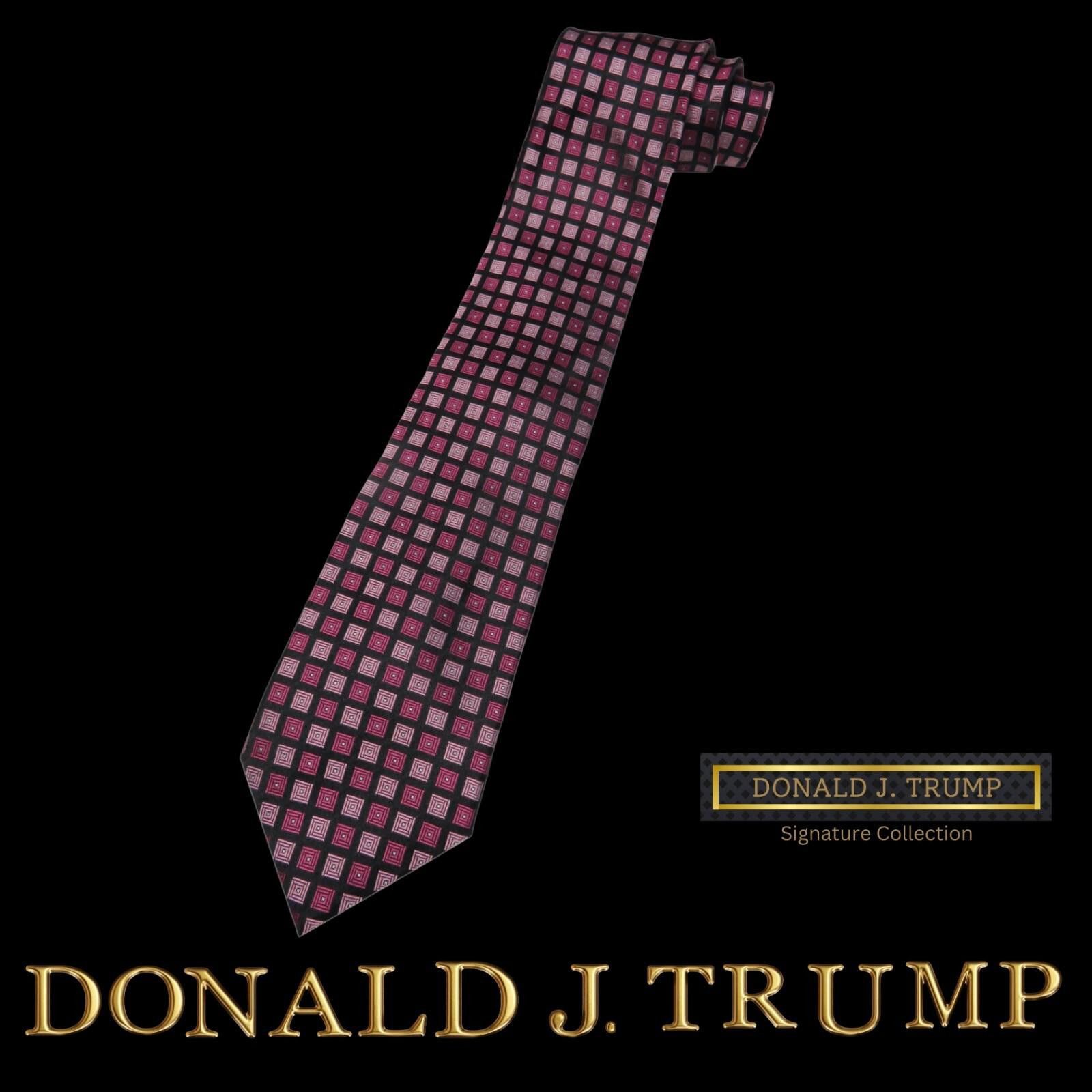Designer Donald J. Trump Signature Collection Necktie Silk NEW w/ Box Size ONE SIZE - 1 Thumbnail