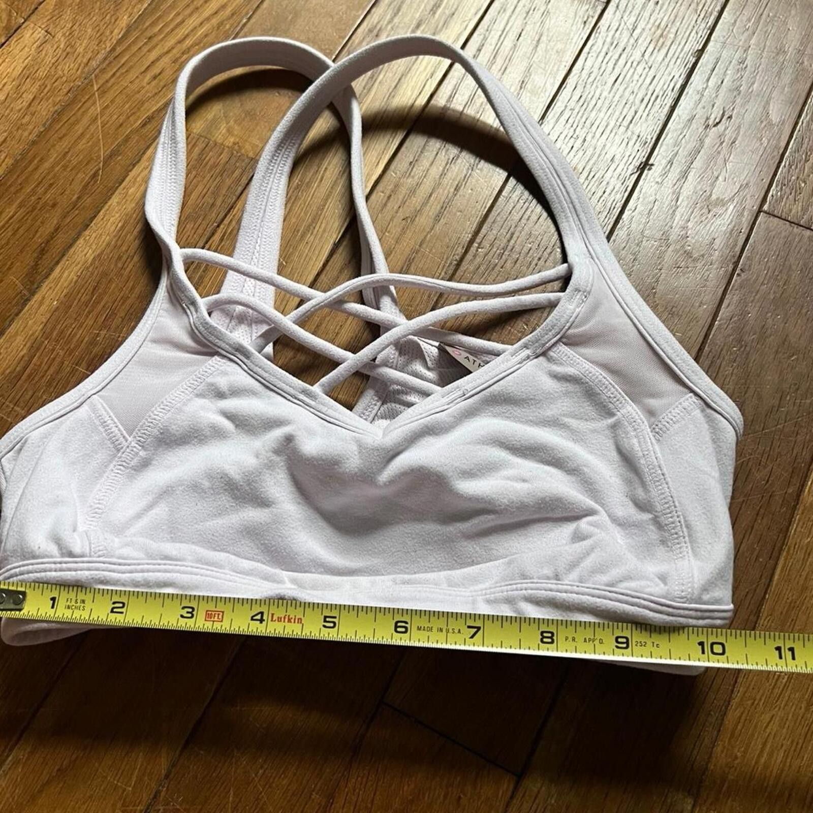 Other Athleta ballet pink criss cross front sports bra Size ONE SIZE - 5 Thumbnail