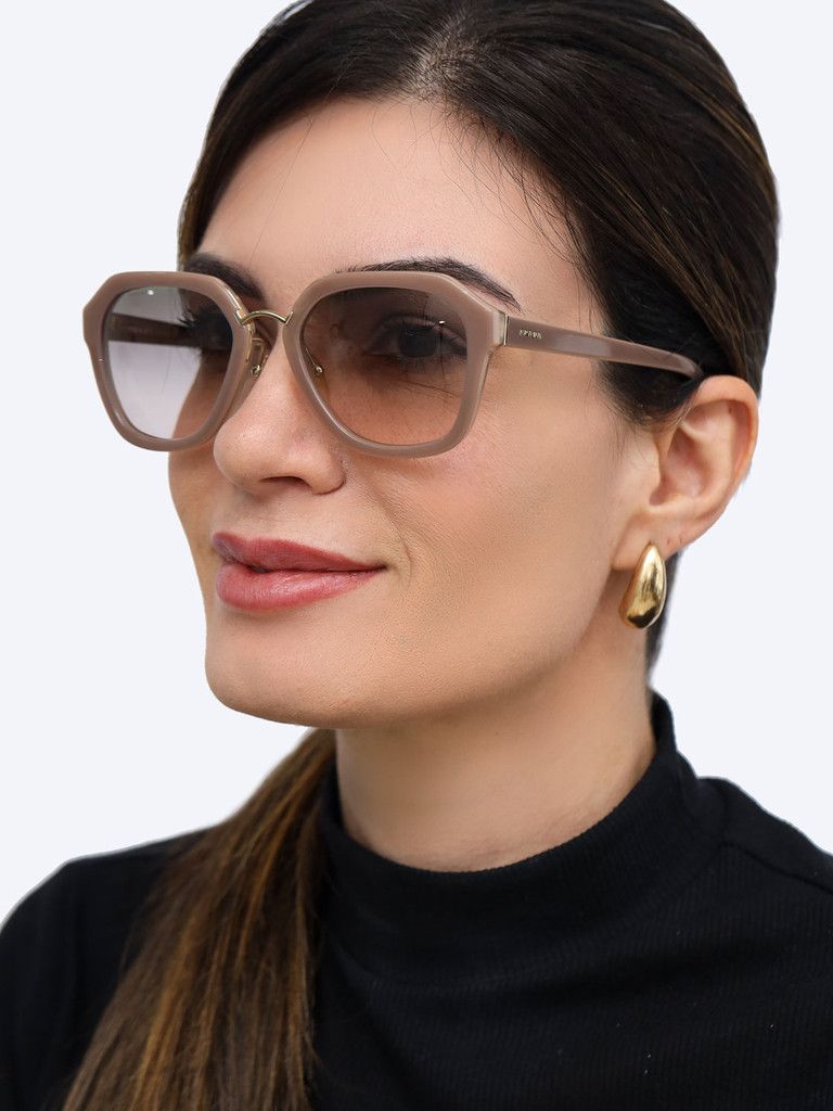 image of Prada Spr25R Brown Sunglasses, Women's