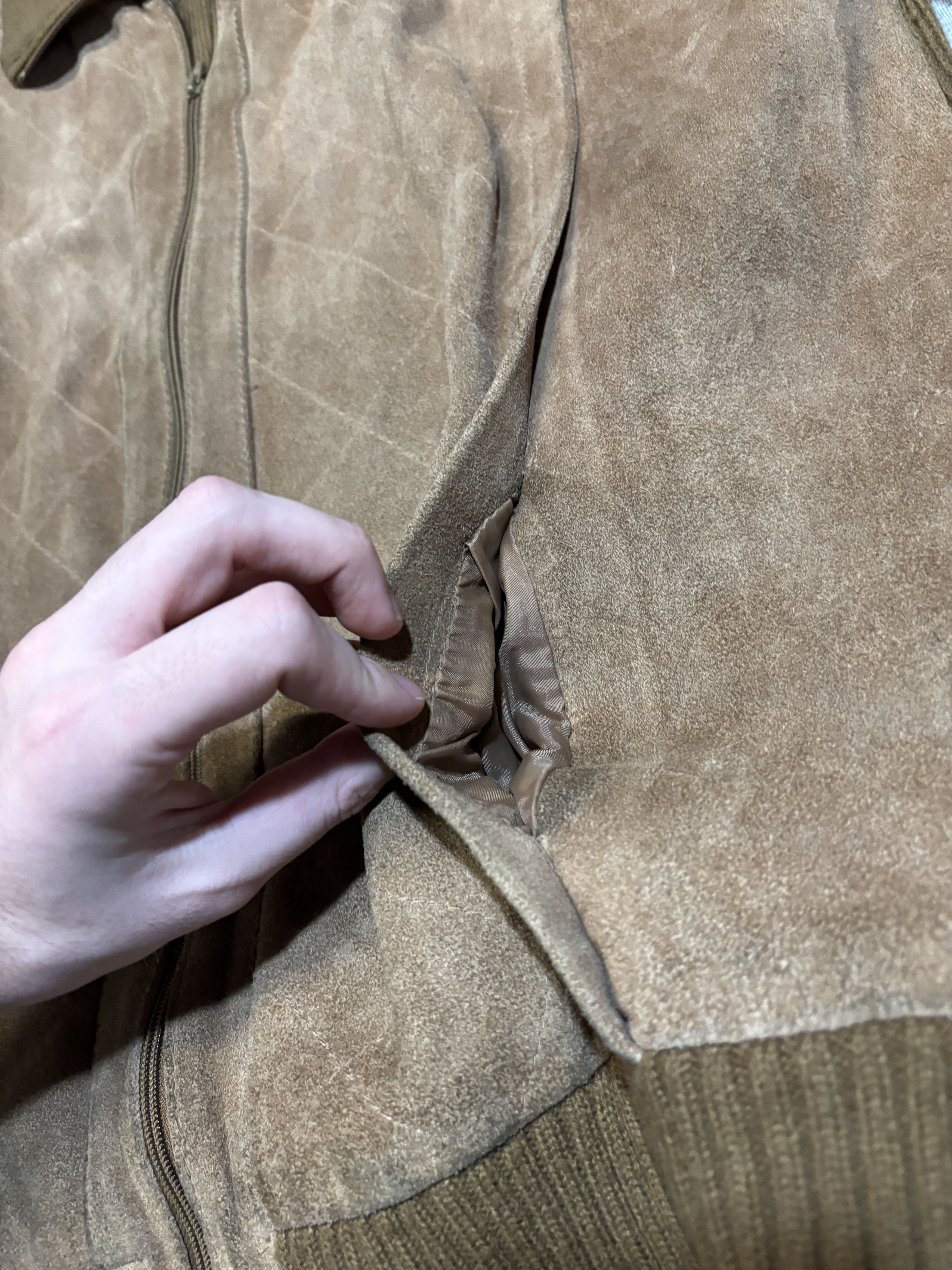 Other Gino Paoli 70s Suede Jacket Size US XL / EU 56 / 4 - 5 Thumbnail