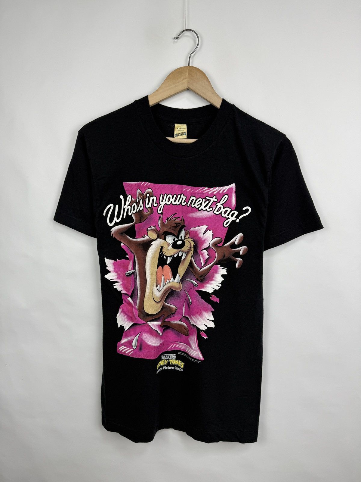 Warner Bros 🇺🇸 Vintage 1993 Taz Tasmanian Devil Warner Bros T-Shirt Retro Size US M / EU 48-50 / 2 - 2 Thumbnail