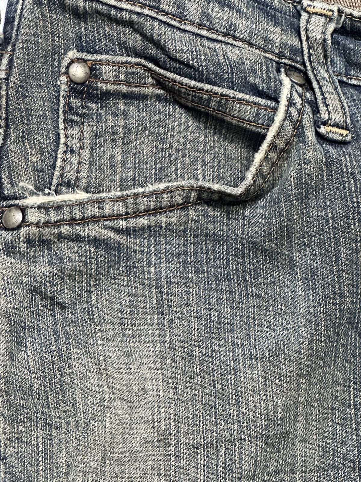 Wrangler Vintage Wrangler Authentic Western Jeans Straight & Mudwash Size US 30 / EU 46 - 5 Thumbnail