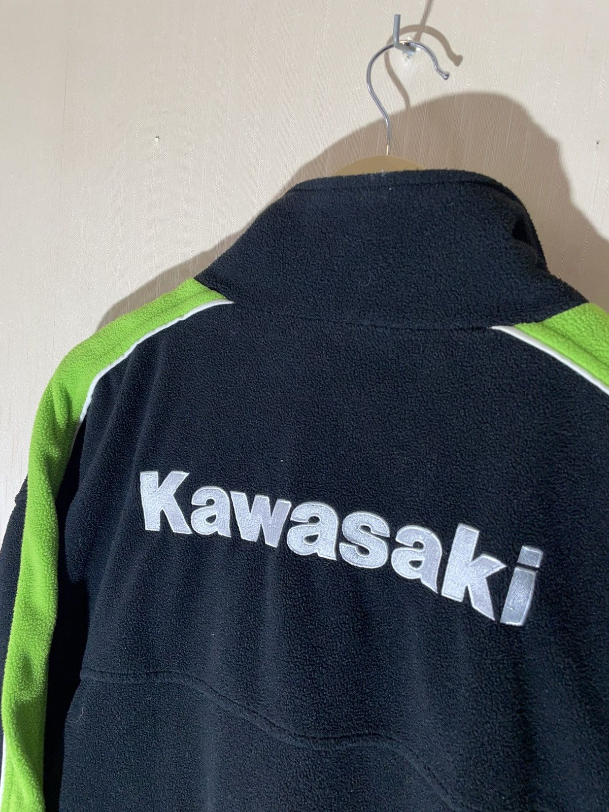 Vintage Kawasaki racing vintage racing fleece jacket Size US XL / EU 56 / 4 - 11 Thumbnail