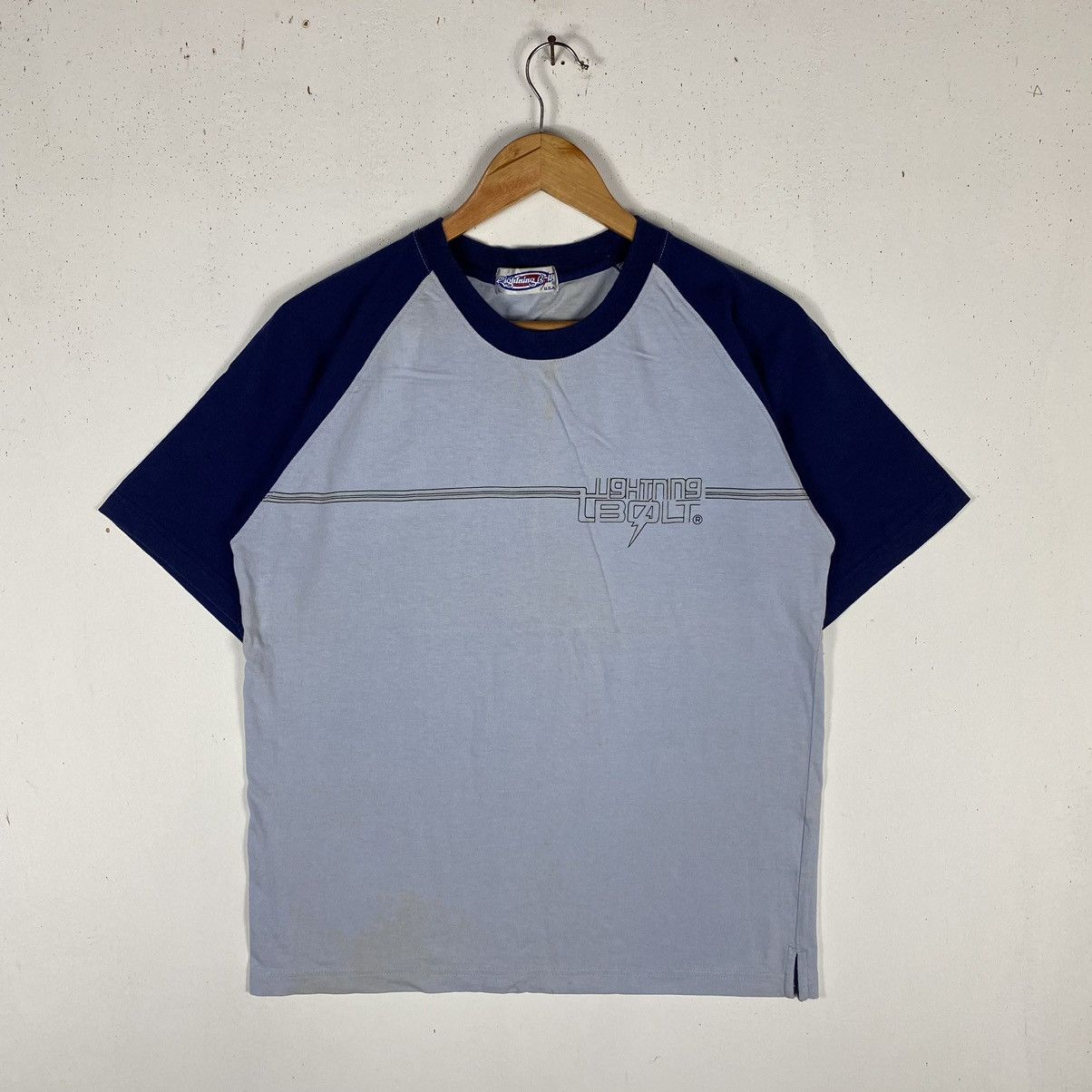 Lightning Bolt × Vintage VINTAGE LIGHTNING BOLT SURFING RAGLAN STYLE TEE Size US L / EU 52-54 / 3 - 2 Thumbnail