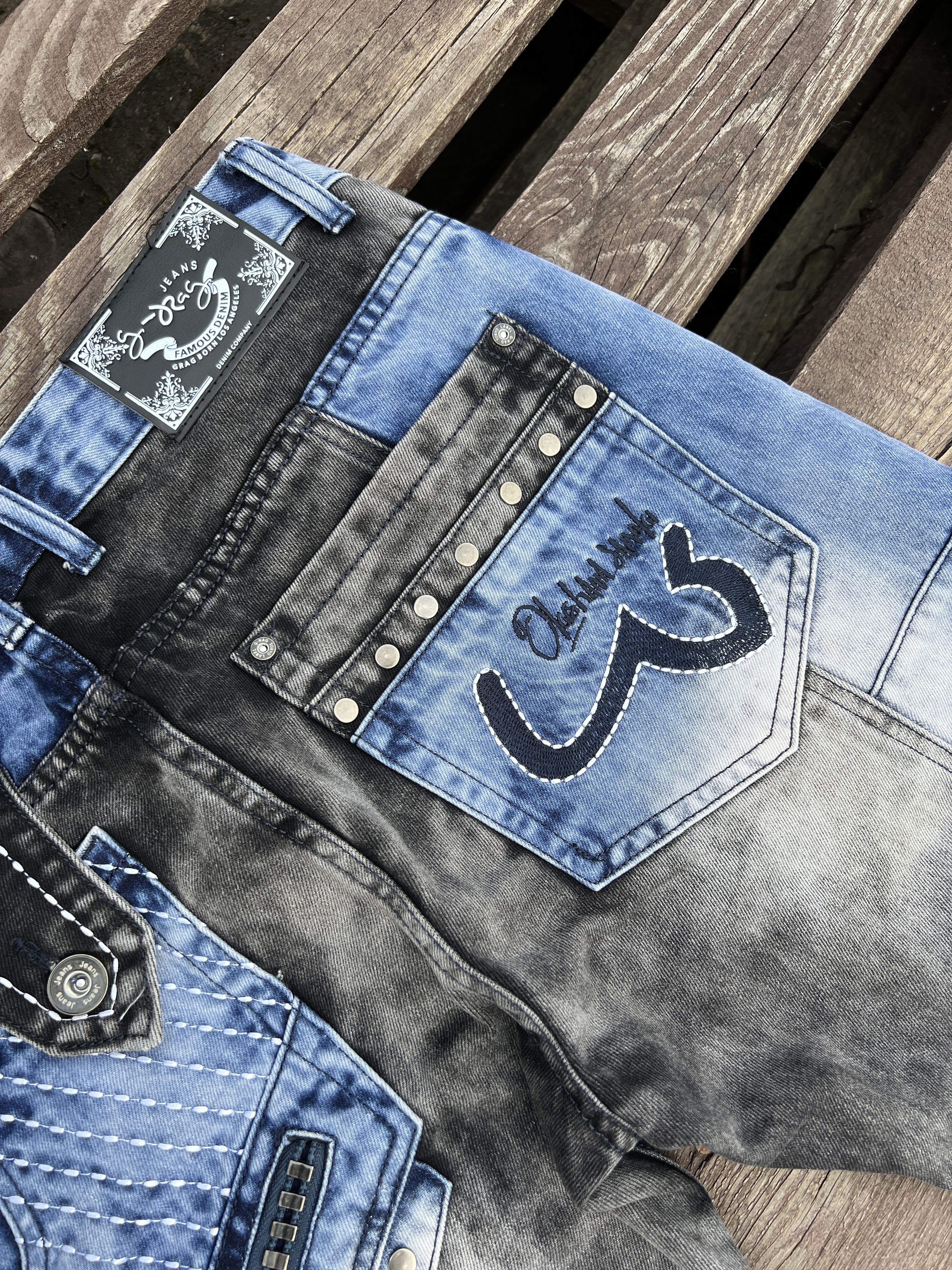 Japanese Brand Japrag Japan Denim Japanese Style Vintage Avant Garde jeans Size US 31 - 3 Thumbnail