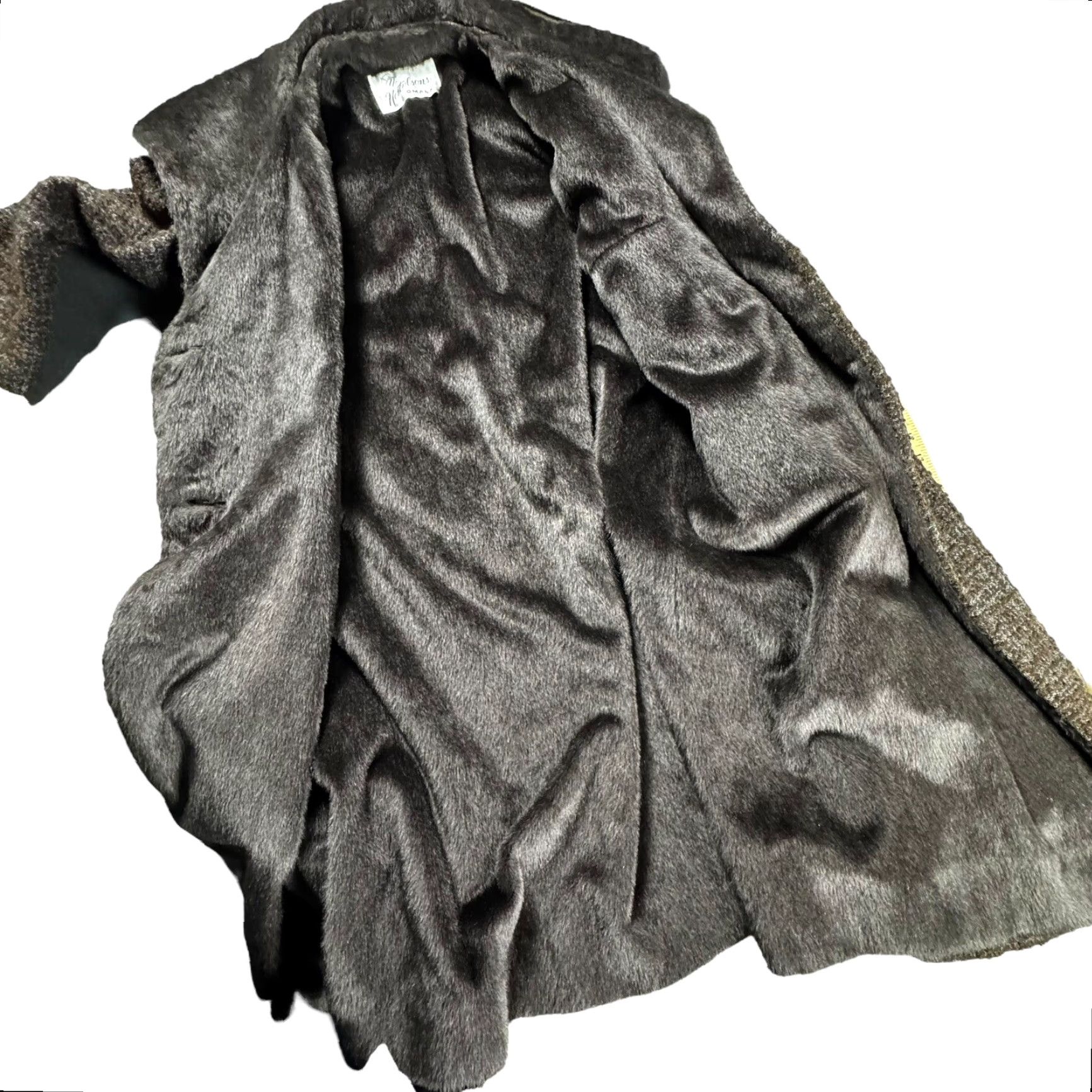 Etro VINTAGE Natelsons Coat Fur Beaver Wool 60s Retro Glam Regency Real Beaver Fur S/M Womens Eveningwear Size S / US 4 / IT 40 - 7 Thumbnail