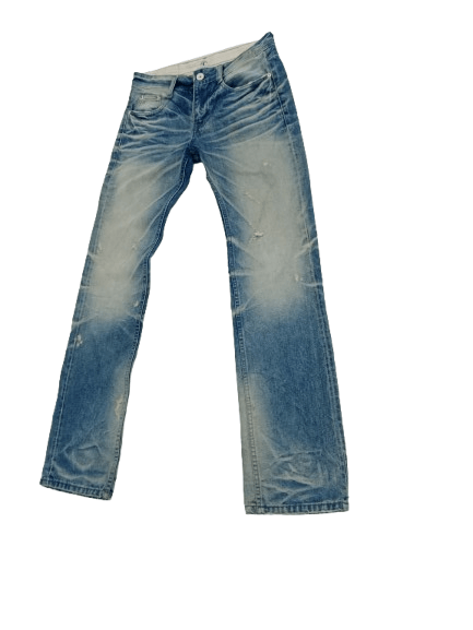 Japanese Brand Costume Distressed Jeans Blue Denim Korea Style Size US 31 - 5 Thumbnail