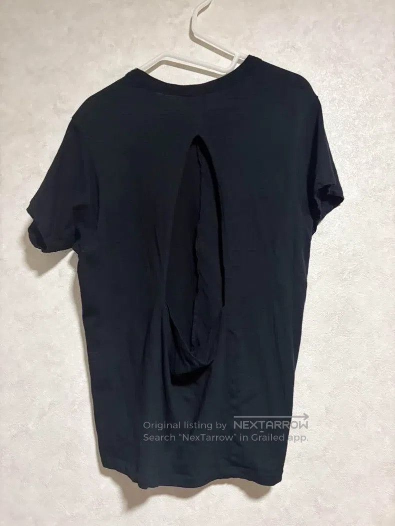 Ann Demeulemeester Ann Demeulemeester 34 17ss Black Feather Necklace T-Shirt Size S / US 4 / IT 40 - 2 Thumbnail