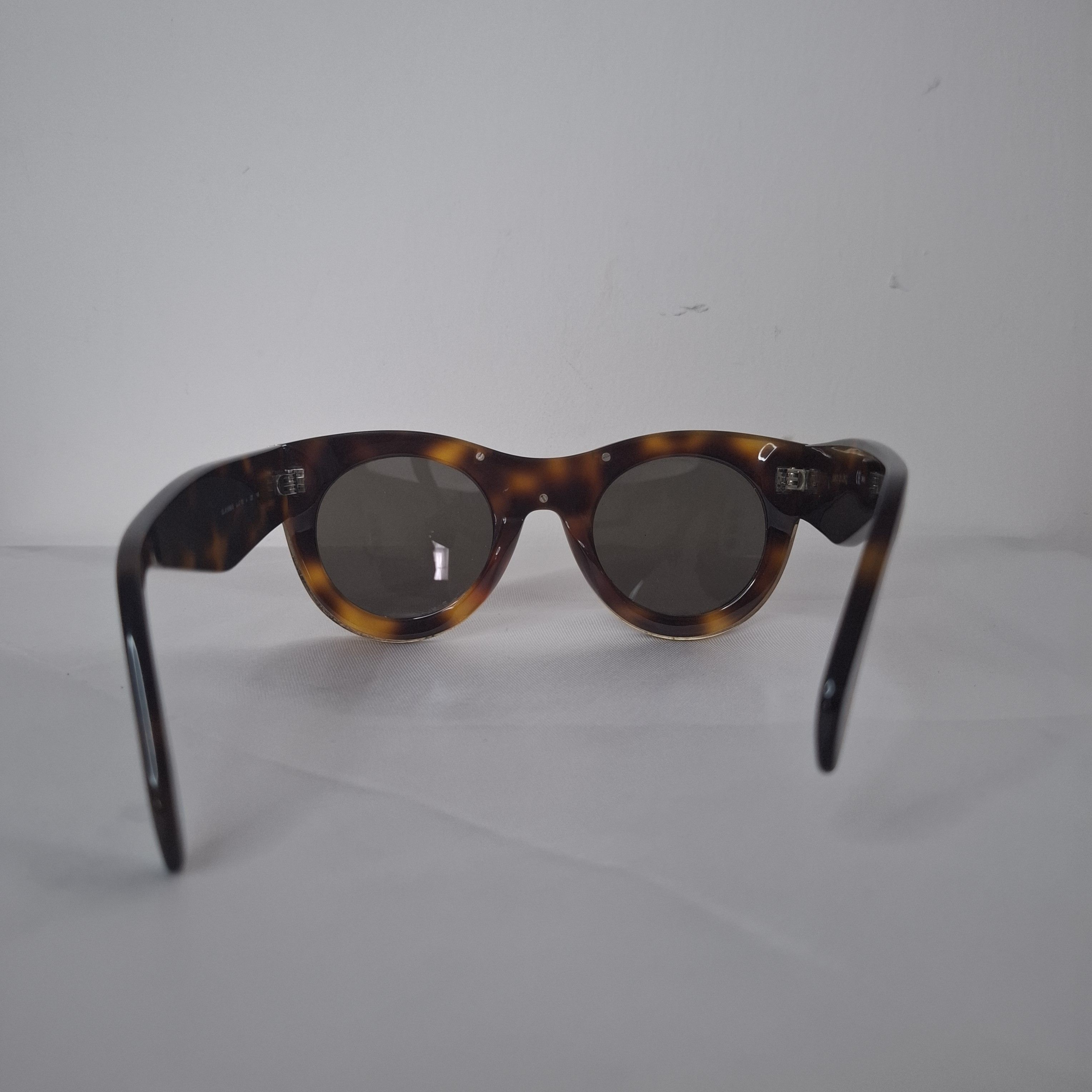 Celine CELINE Brown Leopard Print Phoebe Philo Sunglasses Size ONE SIZE - 6 Thumbnail