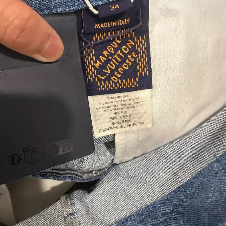 Louis Vuitton Louis Vuitton Reading Patchwork Denim Shorts Nextarrow-2505 Size US 34 / EU 50 - 7 Thumbnail
