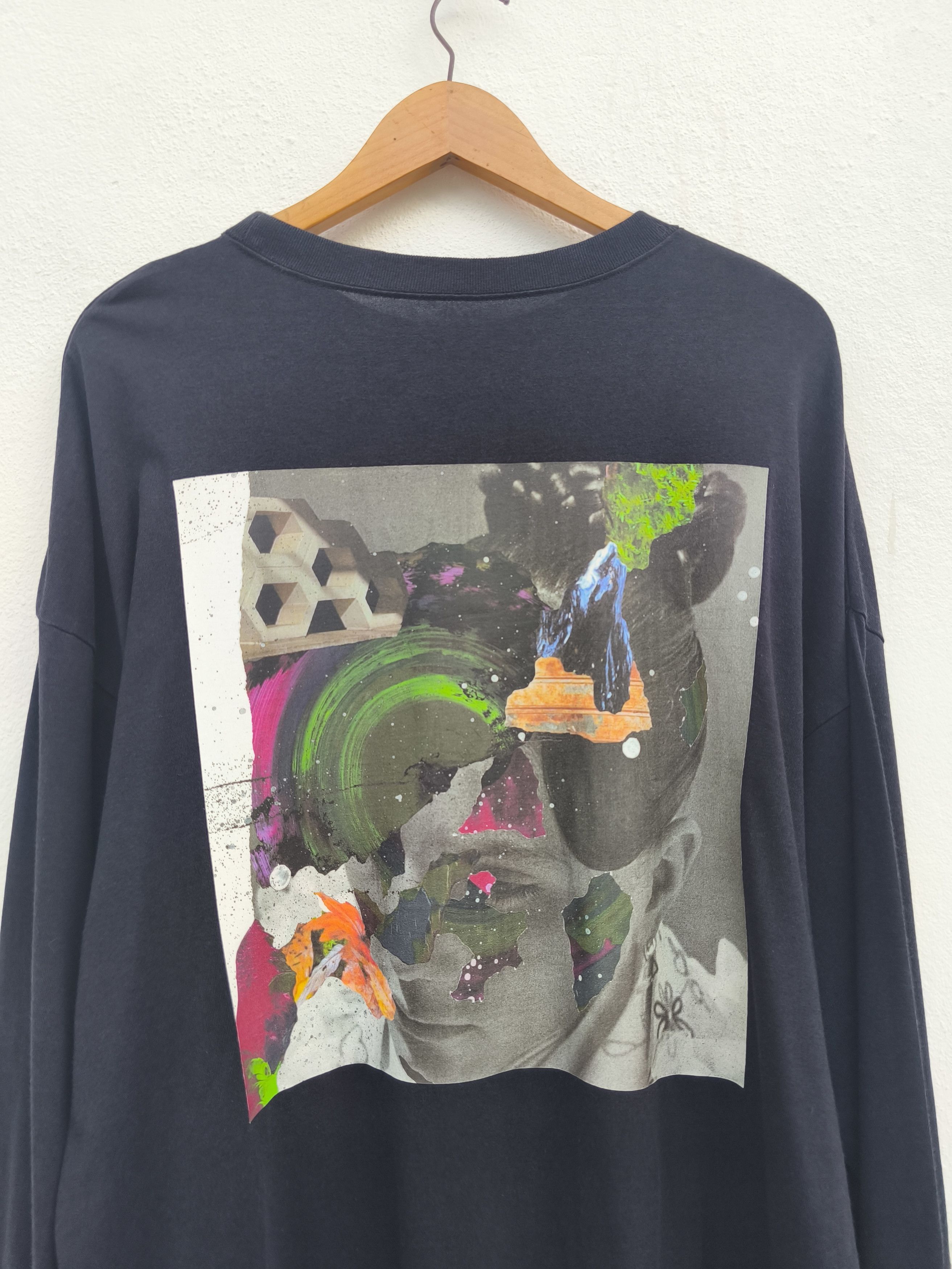 Art Comes First Back hit Art print Hare t shirt long sleeve Size US XL / EU 56 / 4 - 1 Thumbnail