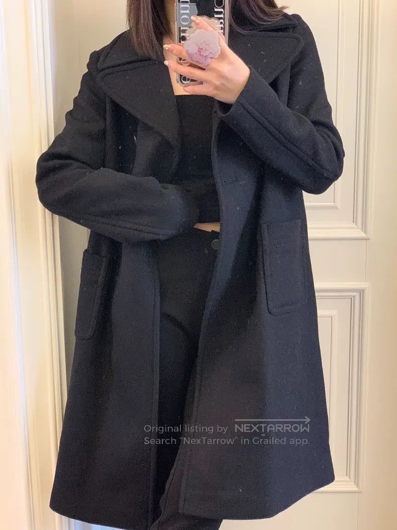 Valentino Black long coat