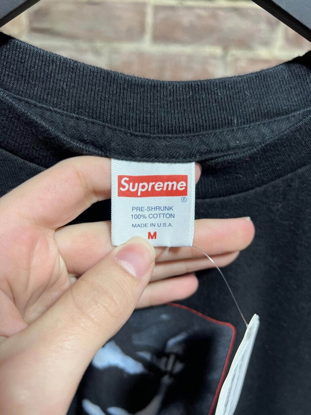 Supreme Supreme Shadow Tee Black Sz. M Size US M / EU 48-50 / 2 - 3 Thumbnail