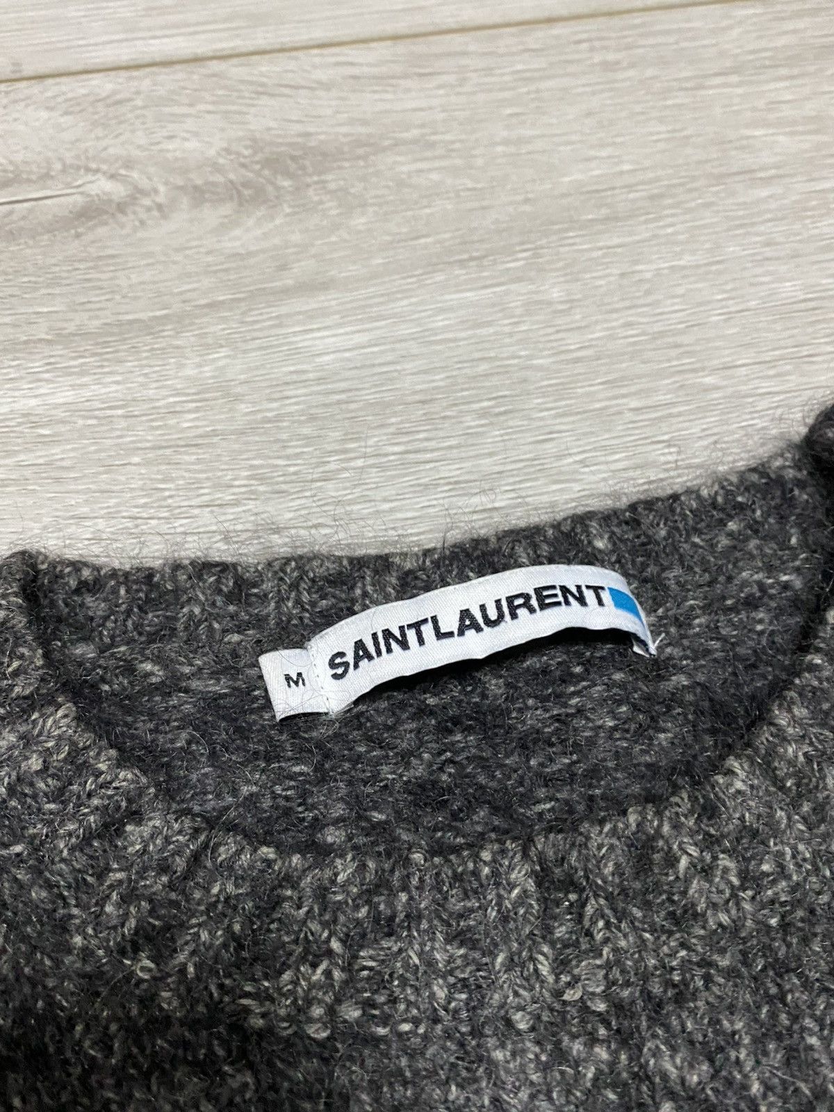 Saint Laurent Paris Saint Laurent Jeans mohair wool sweater eb0 Size US S / EU 44-46 / 1 - 4 Thumbnail