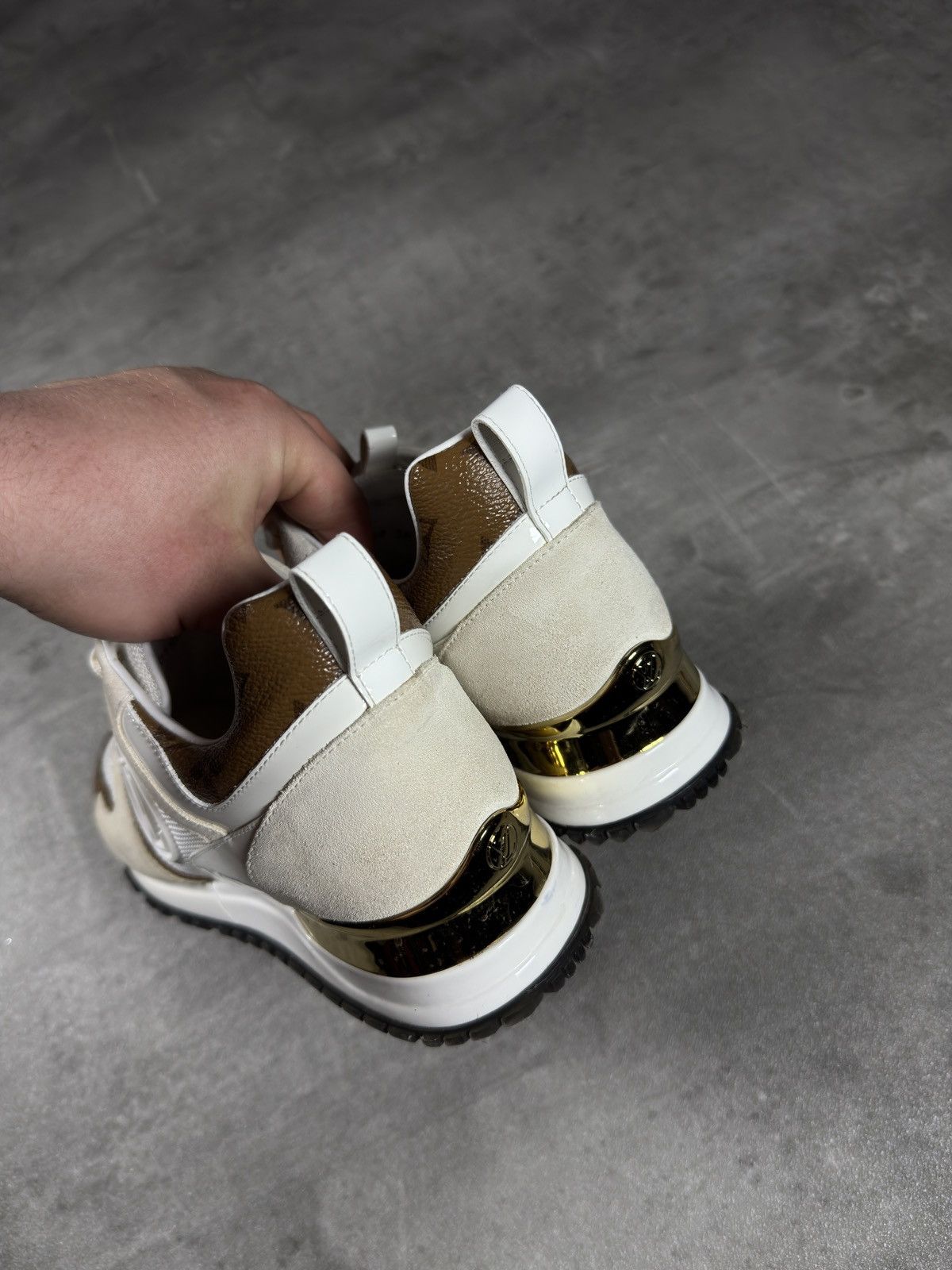 Louis Vuitton Louis Vuitton Run Away Sneakers – Cream / Brown Size US 5 / EU 37 - 5 Thumbnail