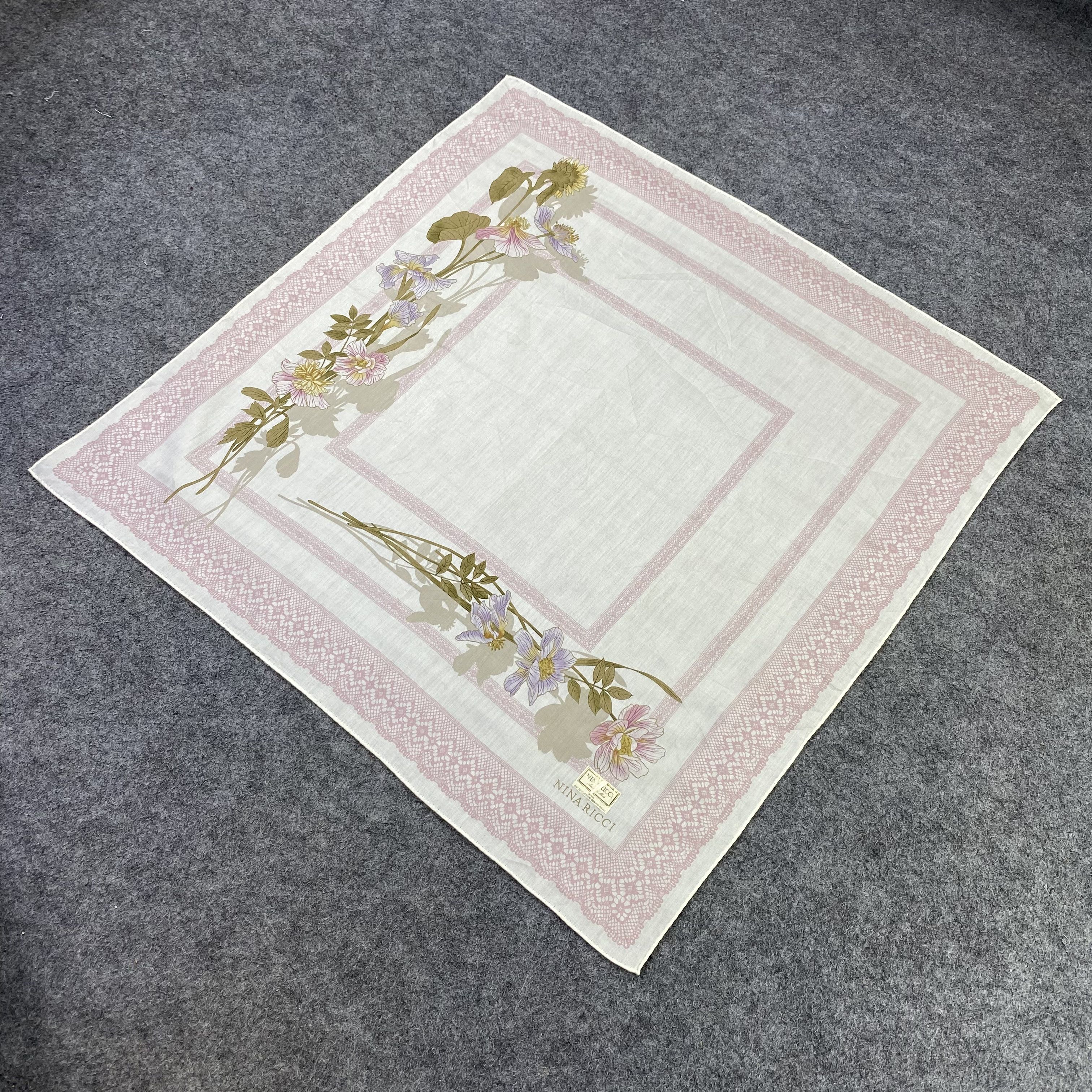 Nina Ricci Nina Ricci Handkerchief Neckerchief Bandana-B1882 Size ONE SIZE - 4 Thumbnail