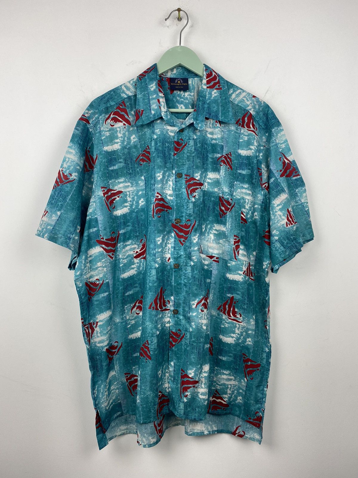 Ermenegildo Zegna Ermenegildo Zegna Yachting Hawaiian Shirt Lacoste Ralph Size US L / EU 52-54 / 3 - 1 Thumbnail