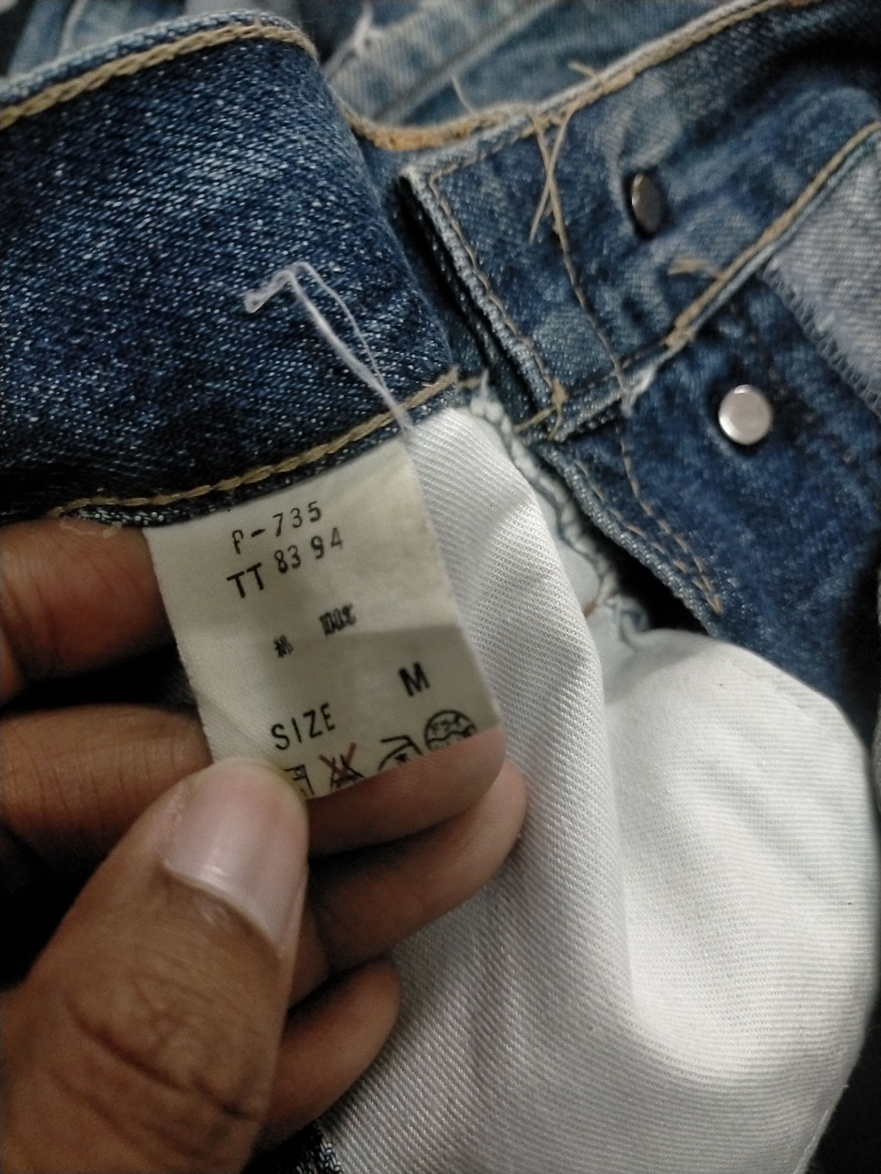 Japanese Brand × Vintage 🔥 Vintage 🔥 Rare RNA Inch Selvedge Samurai Style Jeans Size US 30 / EU 46 - 11 Thumbnail