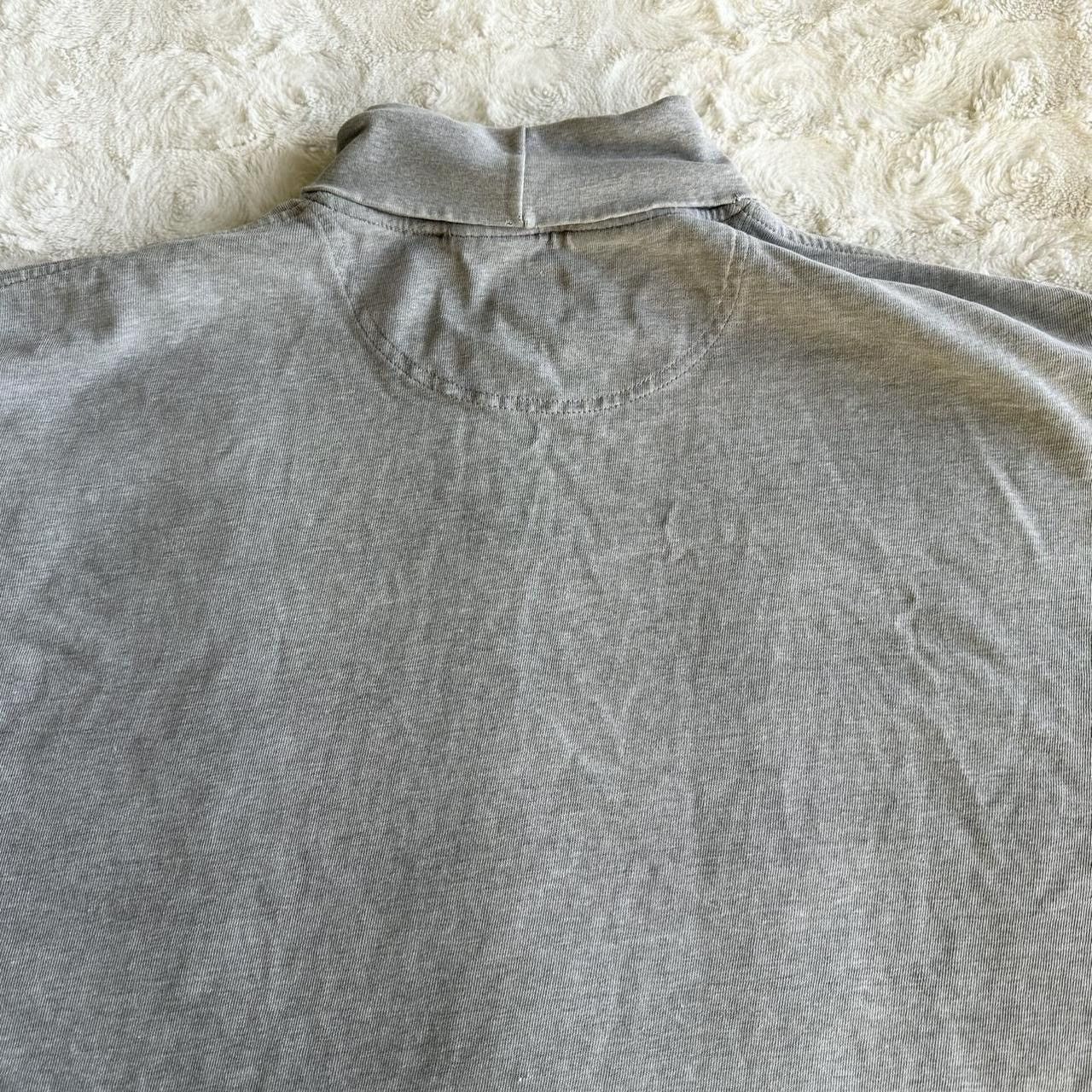 Gap Vintage Gap Turtleneck Shirt Mens L Gray Cotton Distressed Size US L / EU 52-54 / 3 - 5 Thumbnail