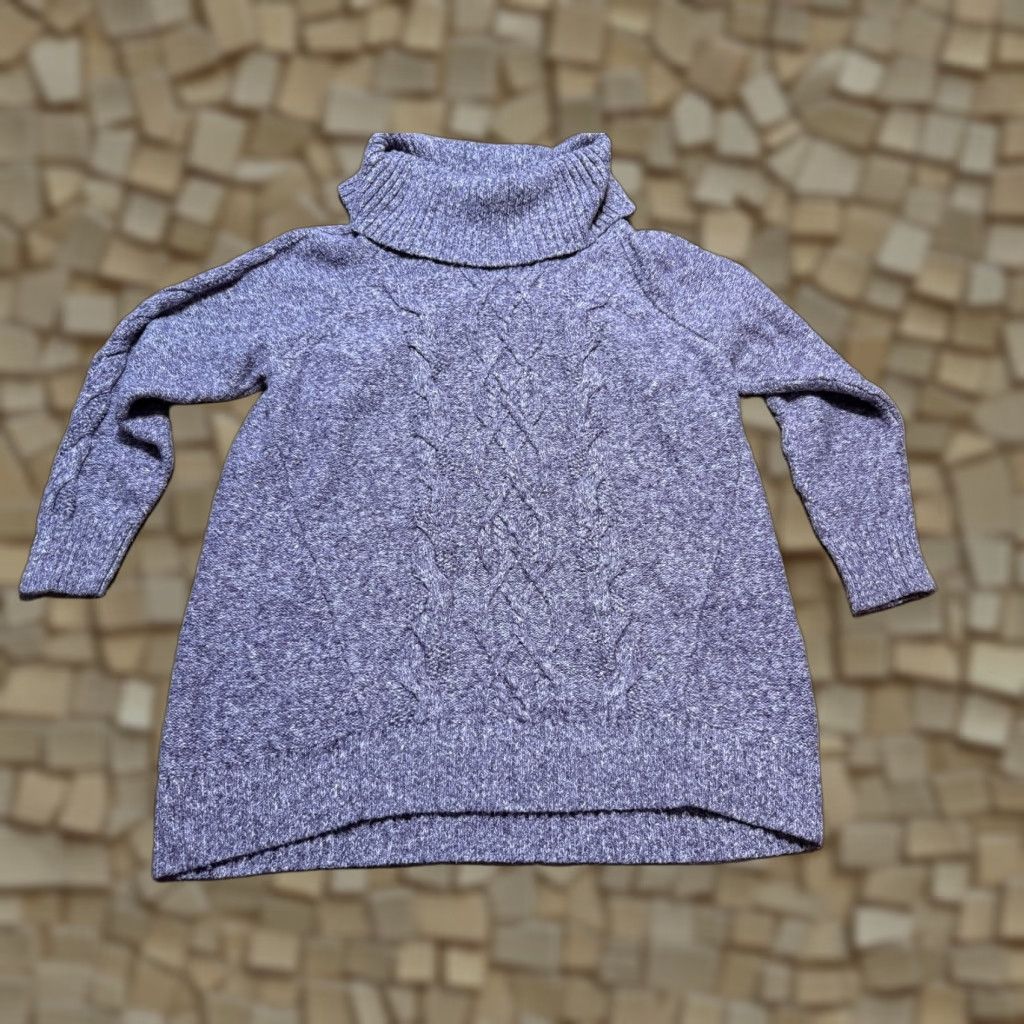 Vintage Ruff Hewn Sweater Womens Plus 2X Purple Turtleneck Pullover Cable-Knit Shirt? Size XXL / US 16-18 / IT 52-54 - 1 Thumbnail