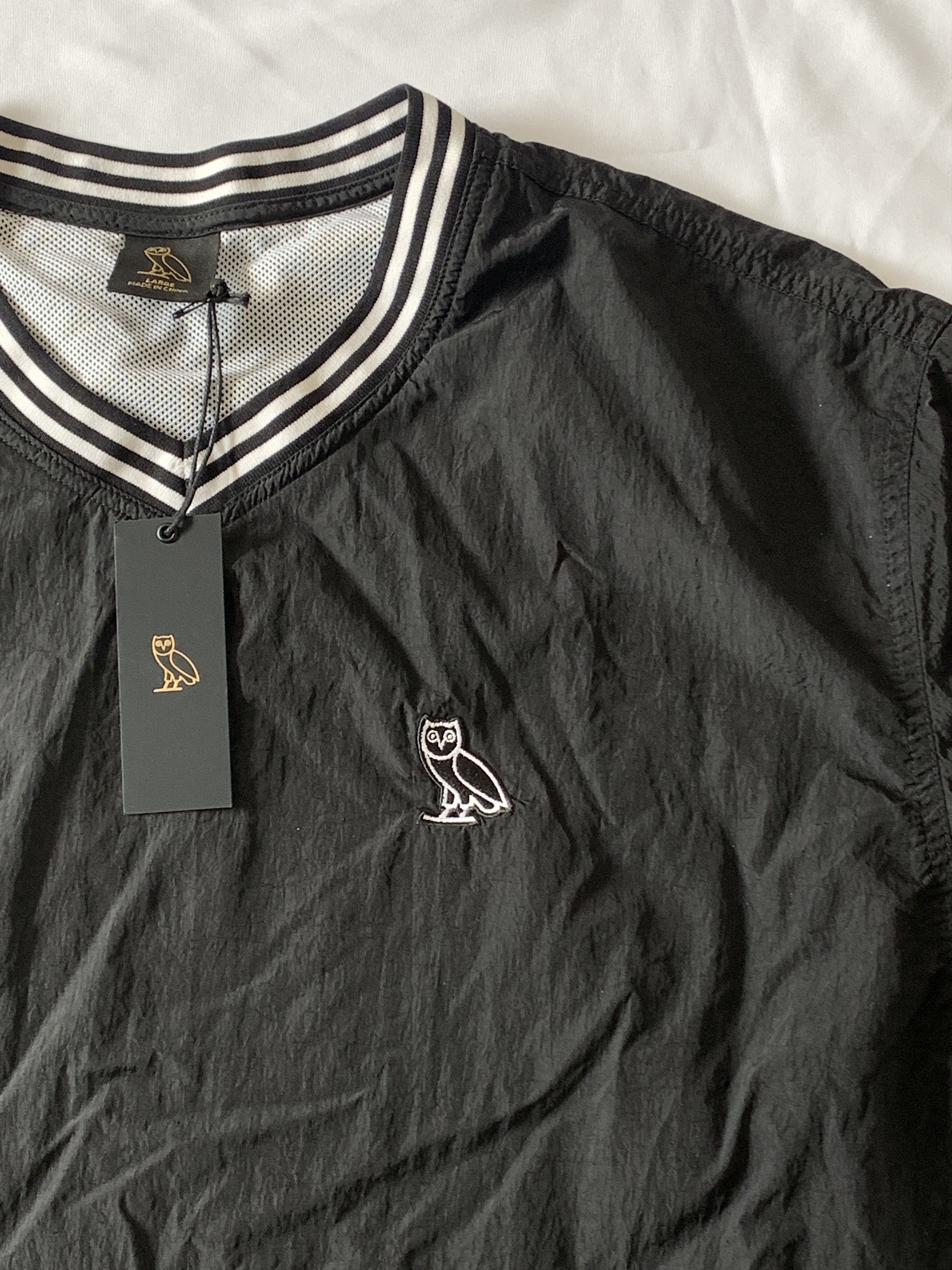 Drake *RARE* OVO V-Neck Pullover Windbreaker Size US L / EU 52-54 / 3 - 3 Thumbnail