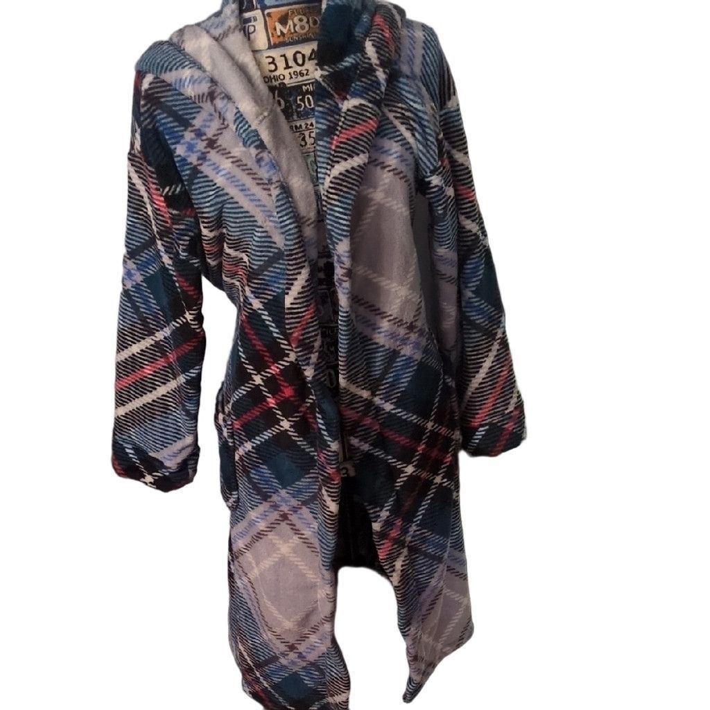 Vera Bradley Vera Bradley Snow Plaid Belted Fleece Robe S/M Size ONE SIZE - 1 Thumbnail
