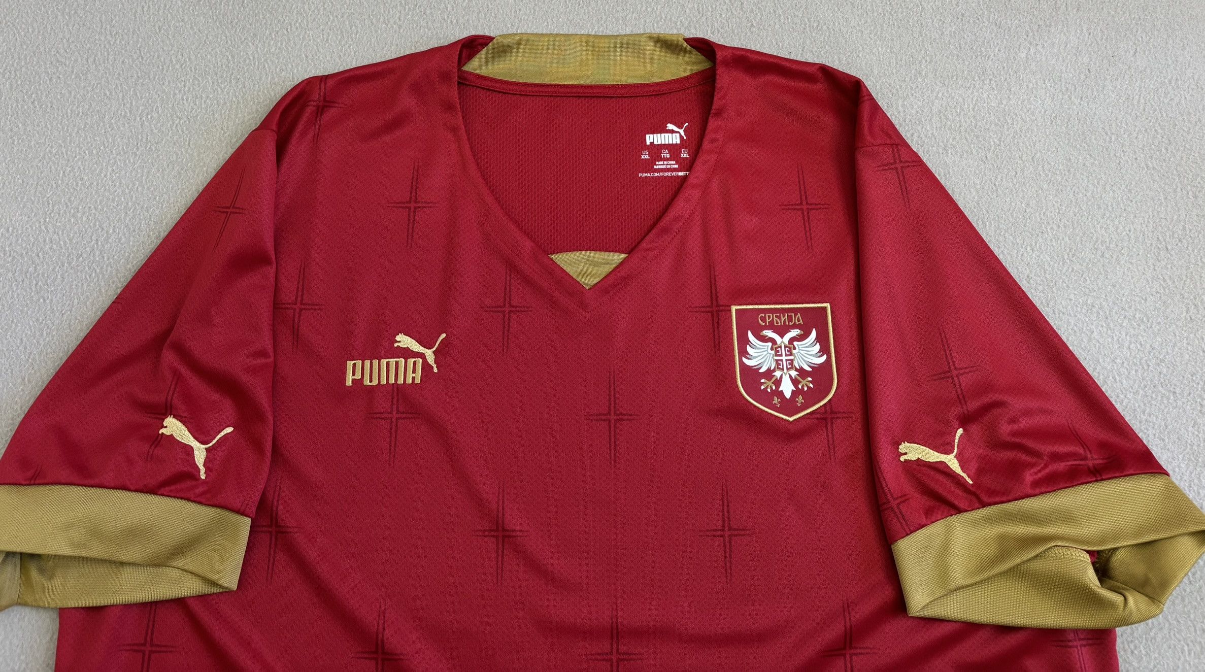 Puma Serbia 2022 Puma Football Jersey Size XXL Size US XXL / EU 58 / 5 - 11 Thumbnail