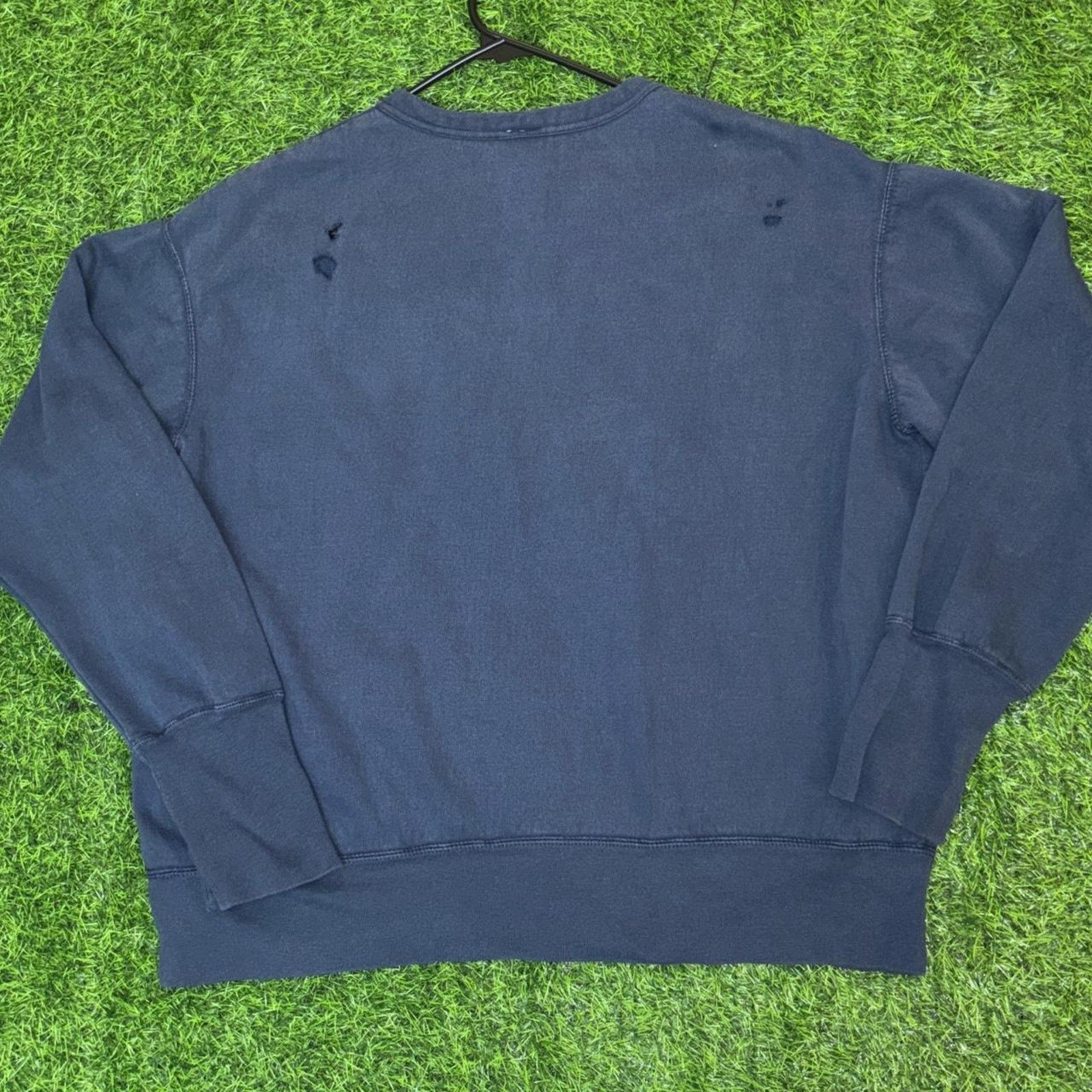 Levi's Women's Vintage Navy Levi's Crewneck Sweatshirt Size L / US 10 / IT 46 - 2 Thumbnail
