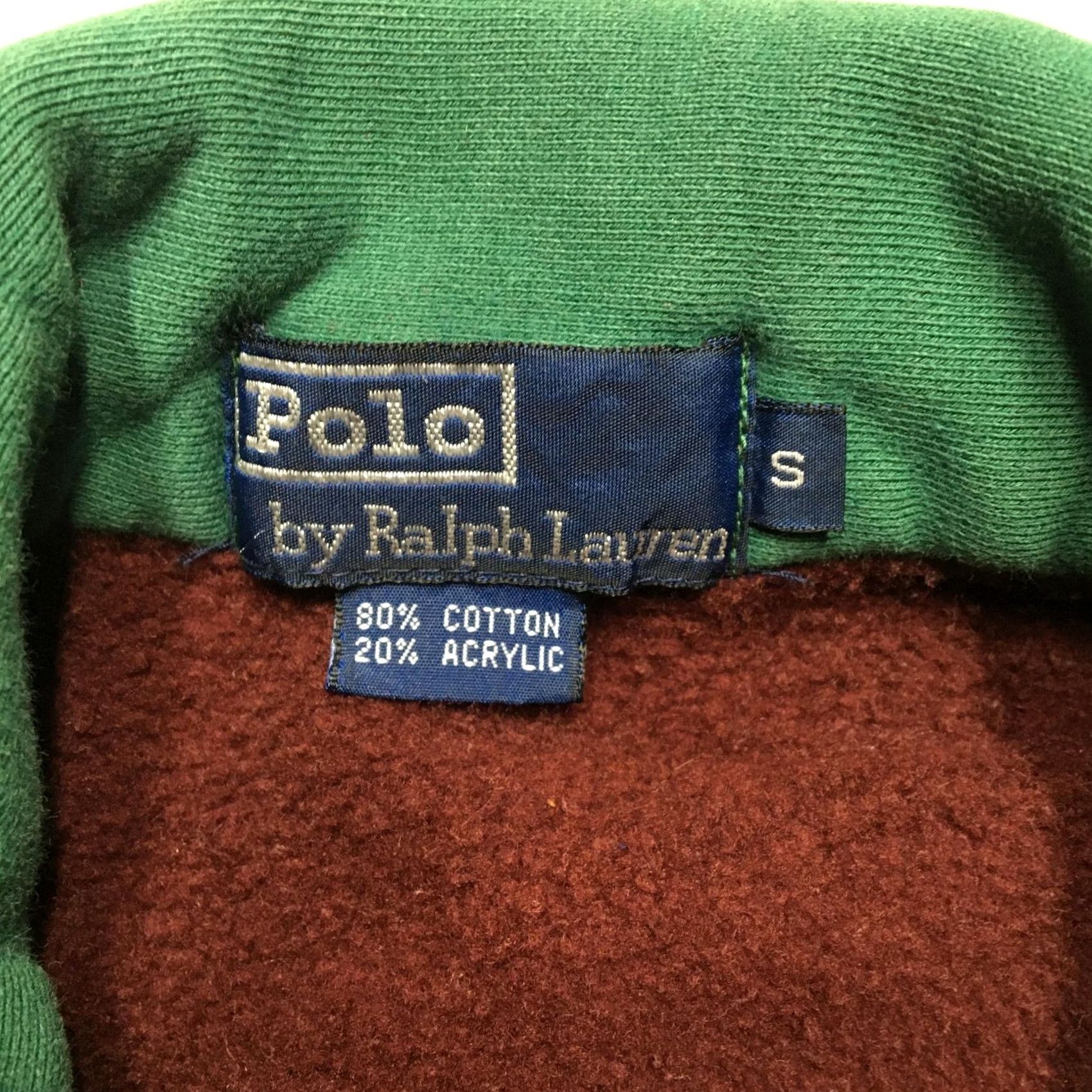 Polo Ralph Lauren Polo Ralph Lauren Sweatshirt Mens Small S Red Fleece Pullover Patch Hoodie/Collared Pocket Shirt? Size US S / EU 44-46 / 1 - 7 Thumbnail