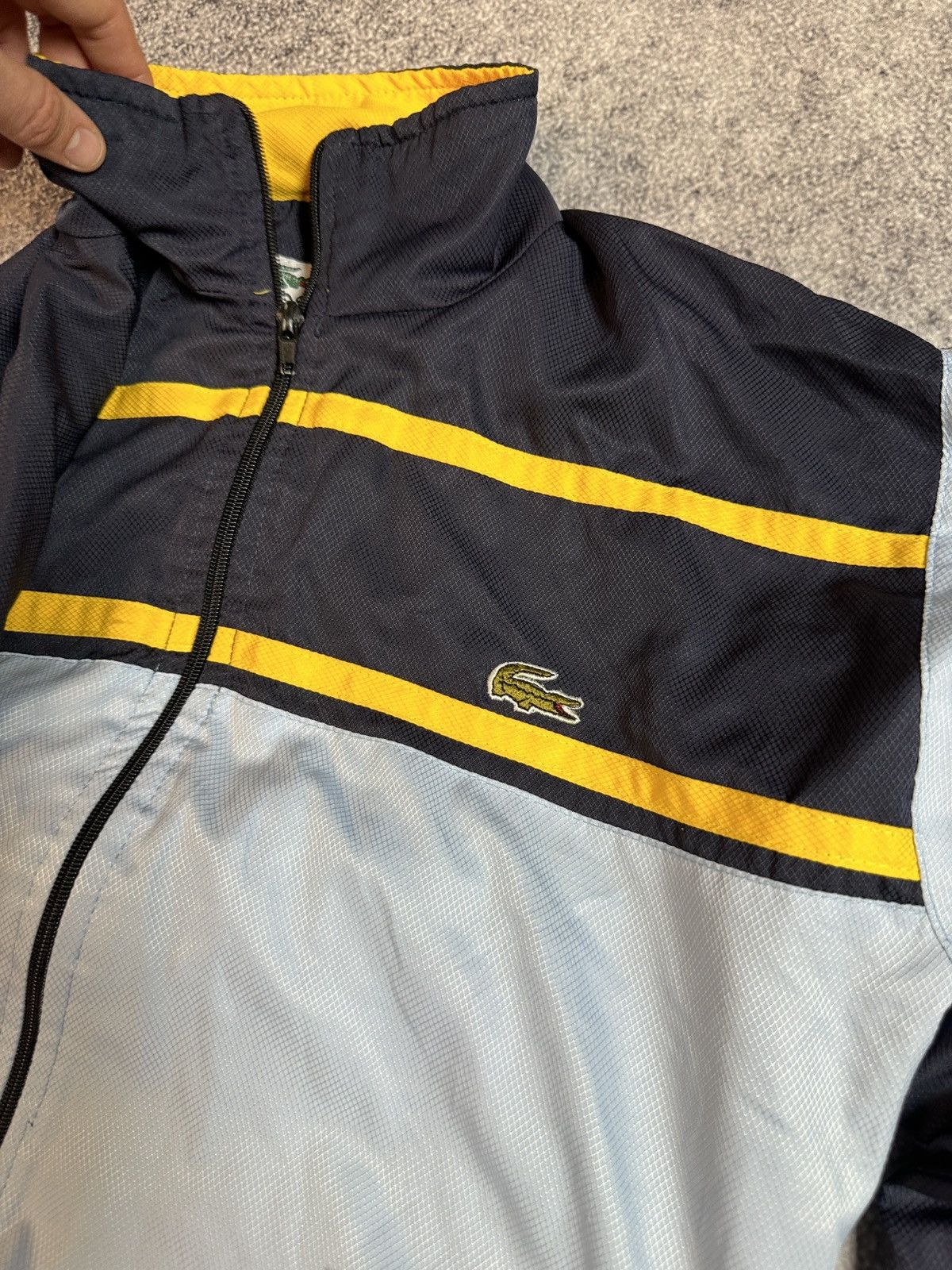 Lacoste × Vintage Vintage Lacoste Nylon Jacket Streetwear Logo Drill XS USA Size US XS / EU 42 / 0 - 3 Thumbnail