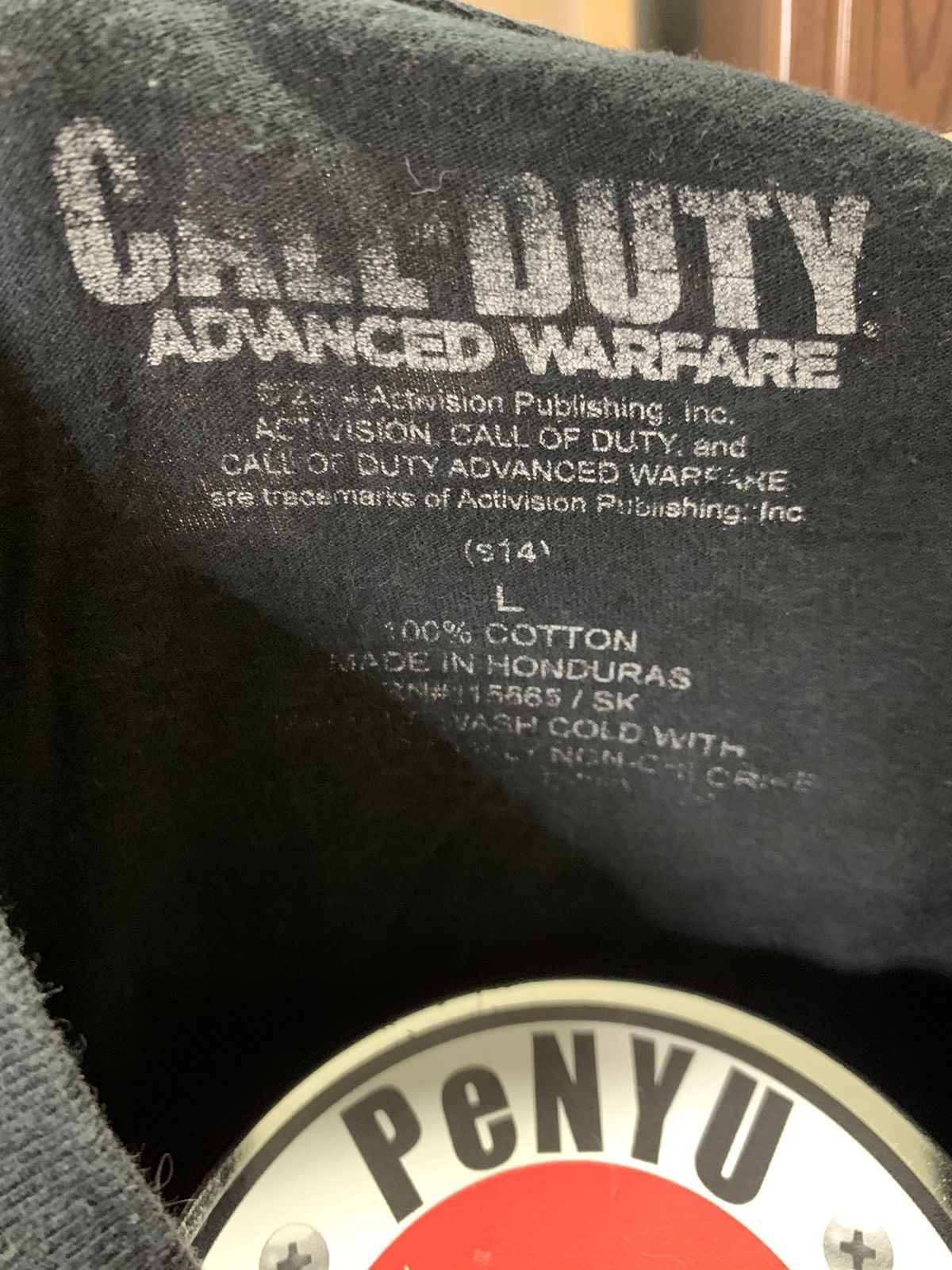 Playstation × Vintage Vintage Y2K Call of Duty Advanced Warfare Game Shirt Size US L / EU 52-54 / 3 - 6 Thumbnail
