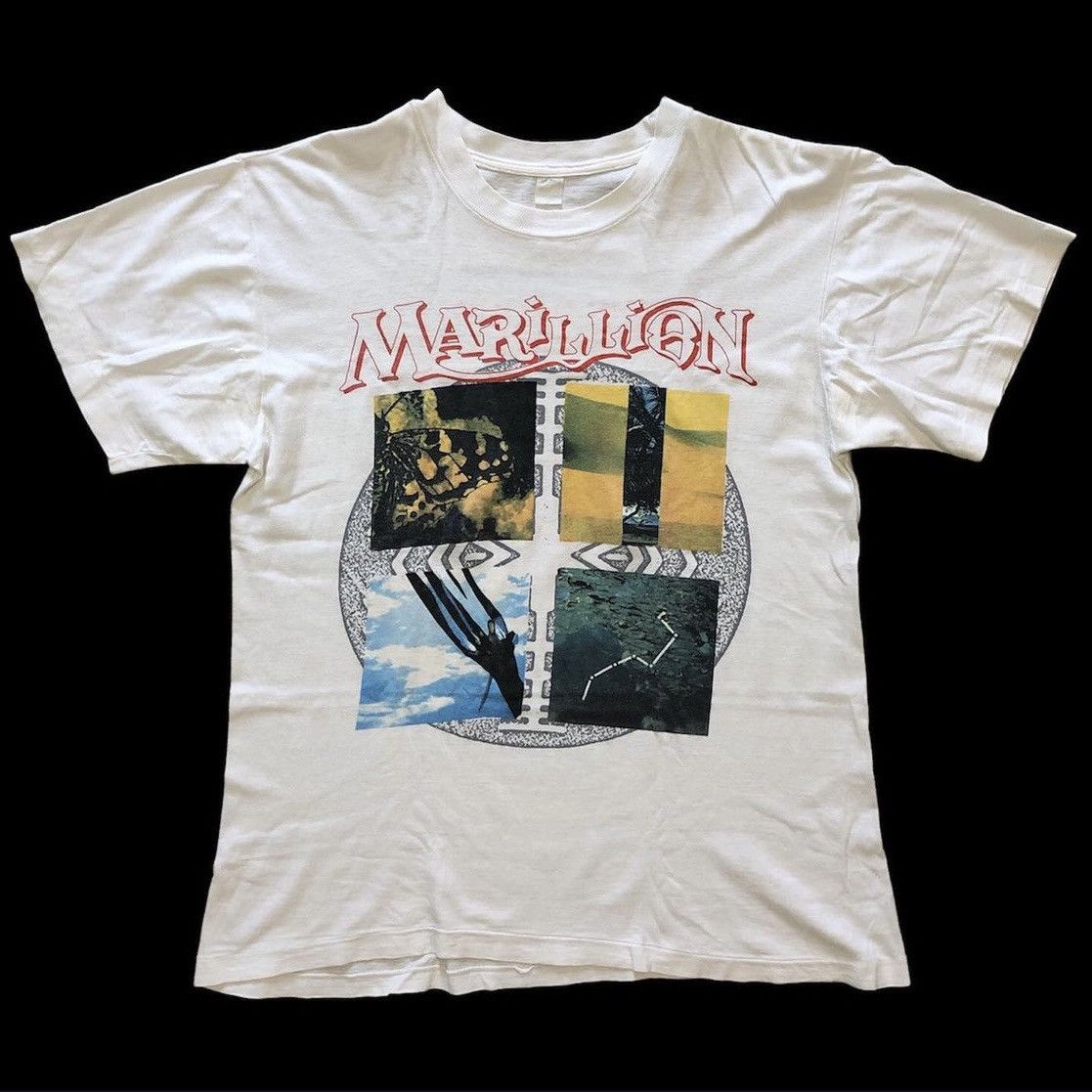 Band Tees × Vintage Vintage 80’s Marillion Seasons End world tour shirt Size US L / EU 52-54 / 3 - 1 Thumbnail