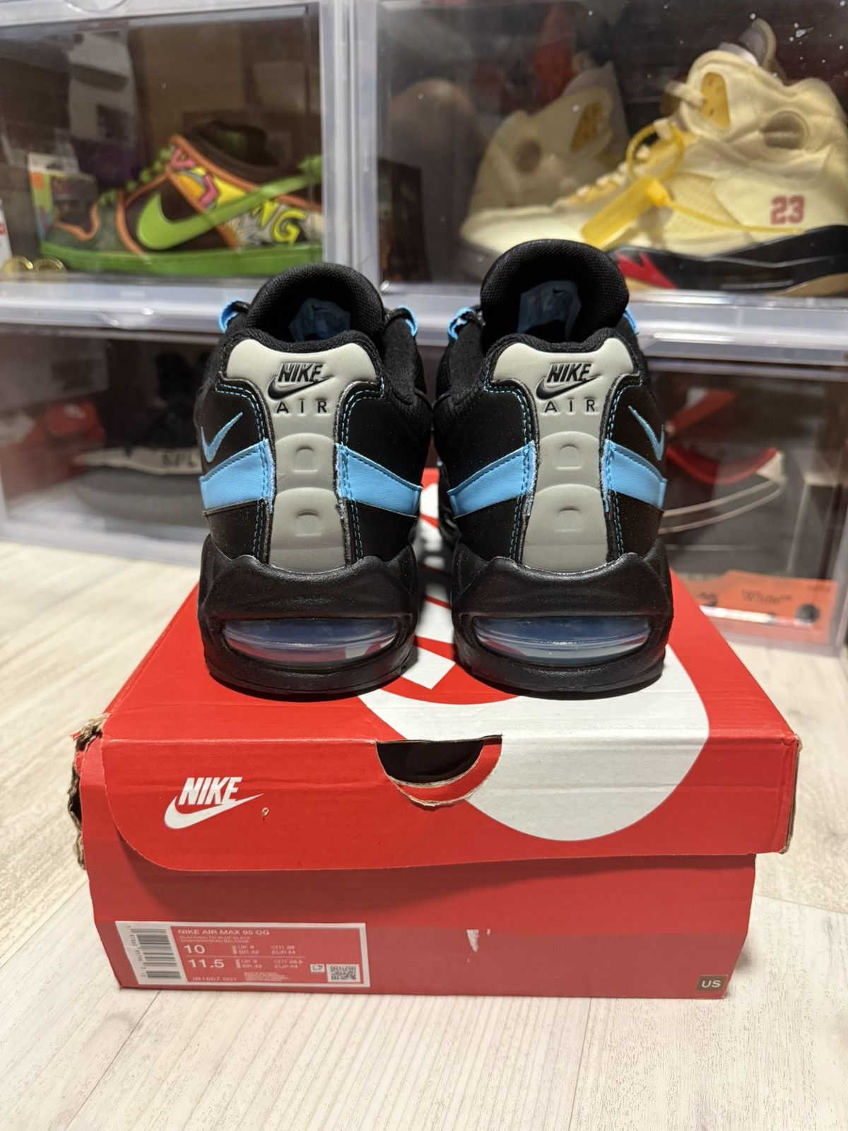 Nike Nike Air Max 95 OG Big Bubble Baltic Blue Size US 10 / EU 43 - 5 Thumbnail