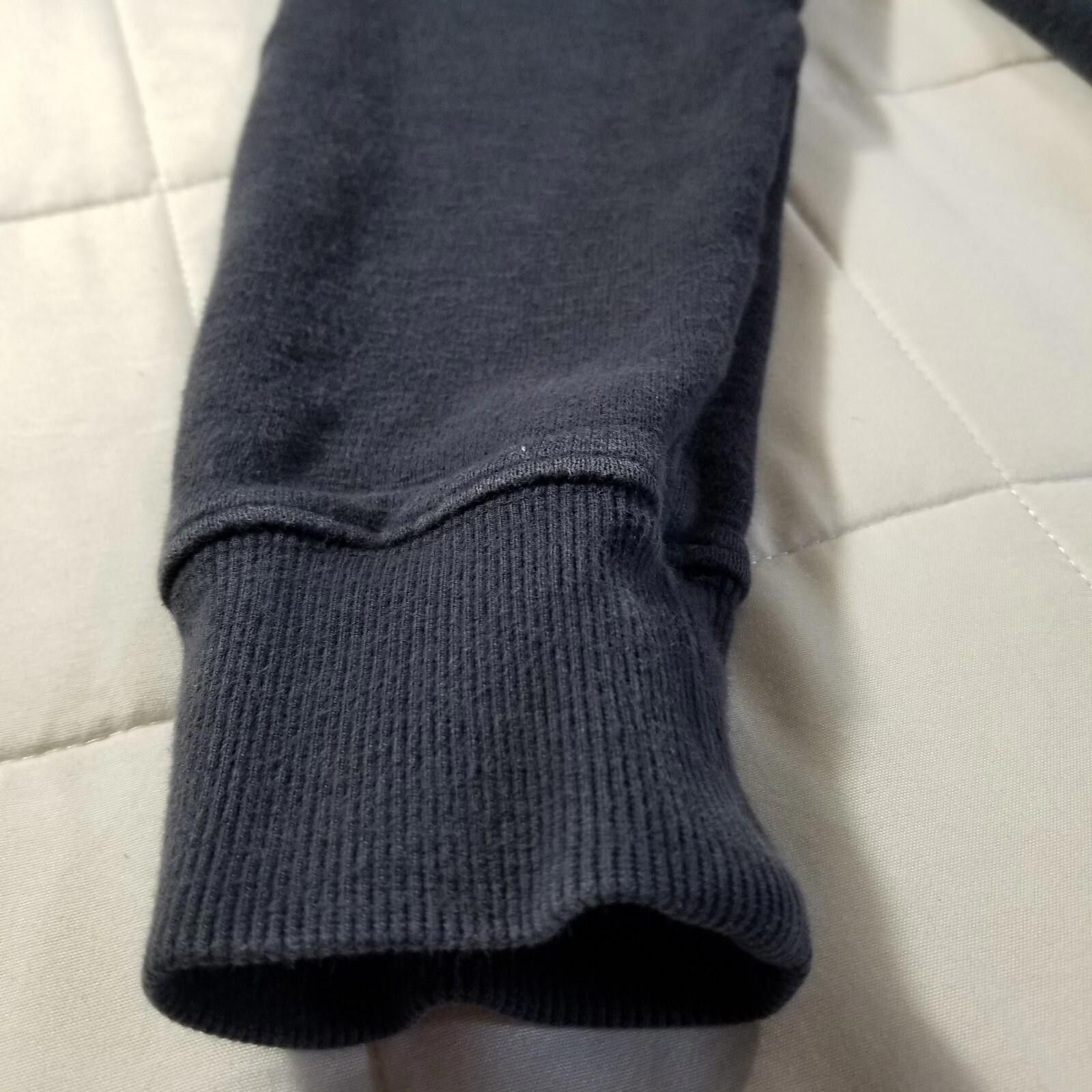 Frank & Oak Frank & Oak Small Navy Sweater W/ Crossed Collar Neck 112201 Size S / US 4 / IT 40 - 9 Thumbnail