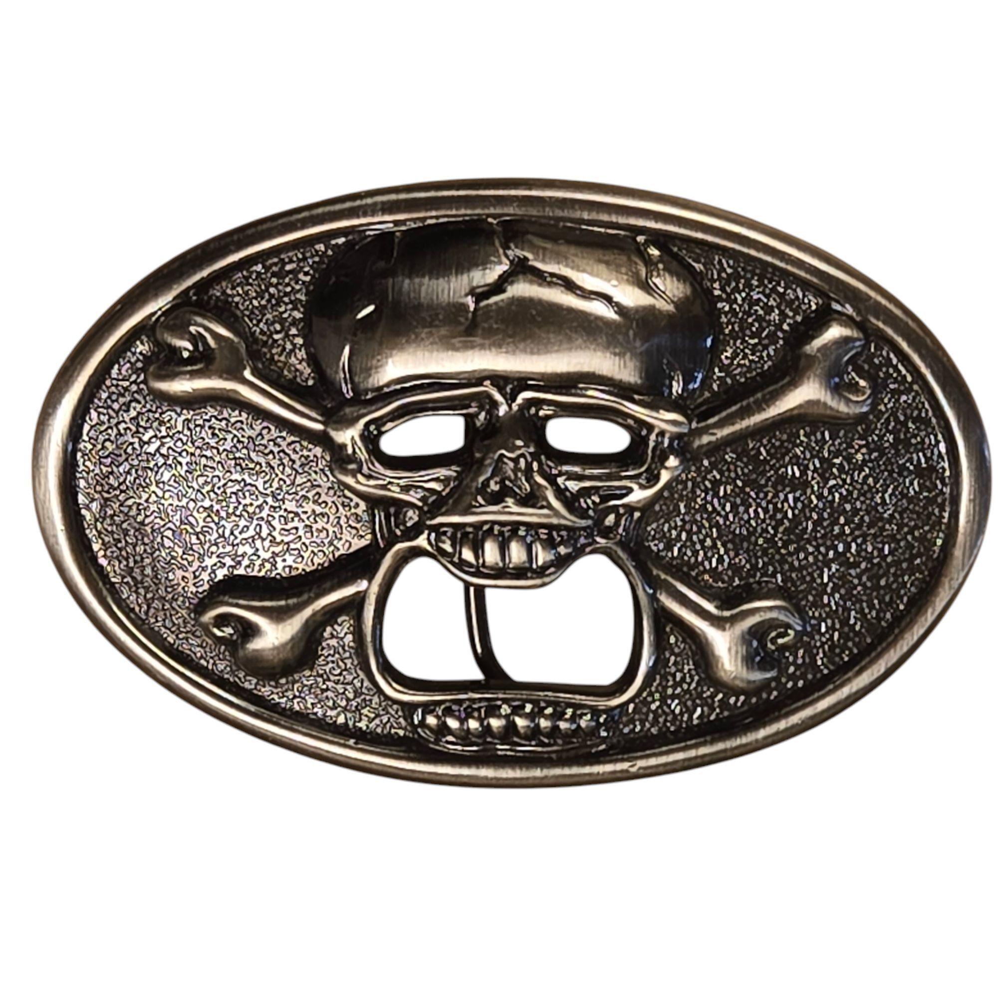 Other Skull and Crossbones Belt Buckle Beer Bottle Opener Biker Co Size ONE SIZE - 13 Thumbnail