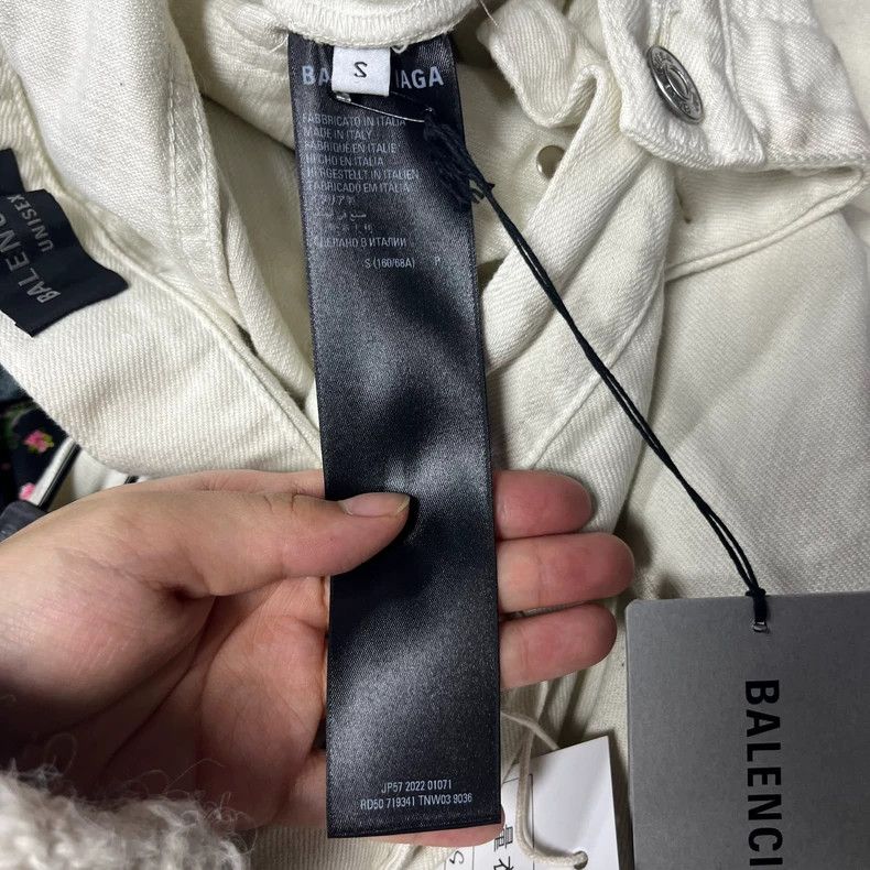 Balenciaga Balenciaga size S Beige Solid Washed Loose Wide Leg Pants Size US 27 - 3 Thumbnail