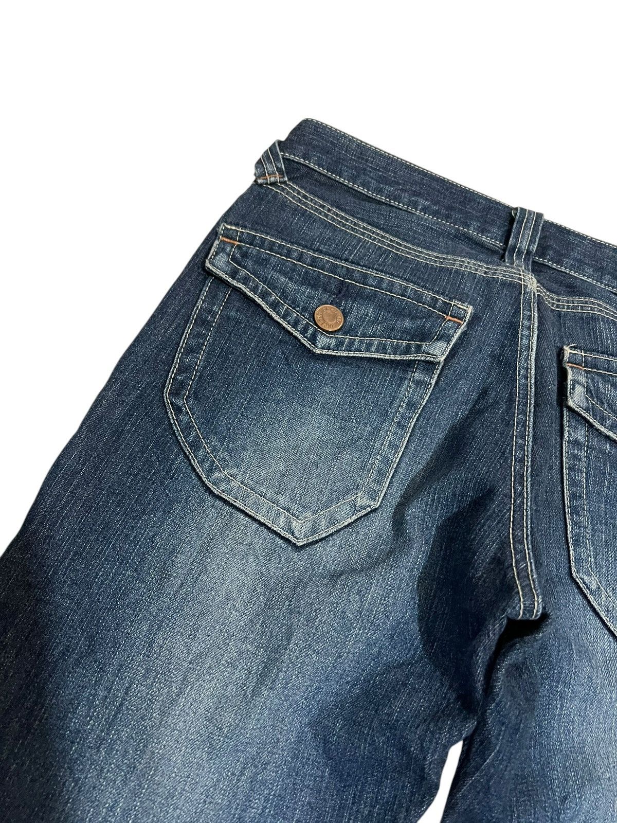 If Six Was Nine × Uniqlo 🌈2000s UNIQLO JEANS FOR MEN BOOTCUT WASHED Size US 30 / EU 46 - 8 Thumbnail