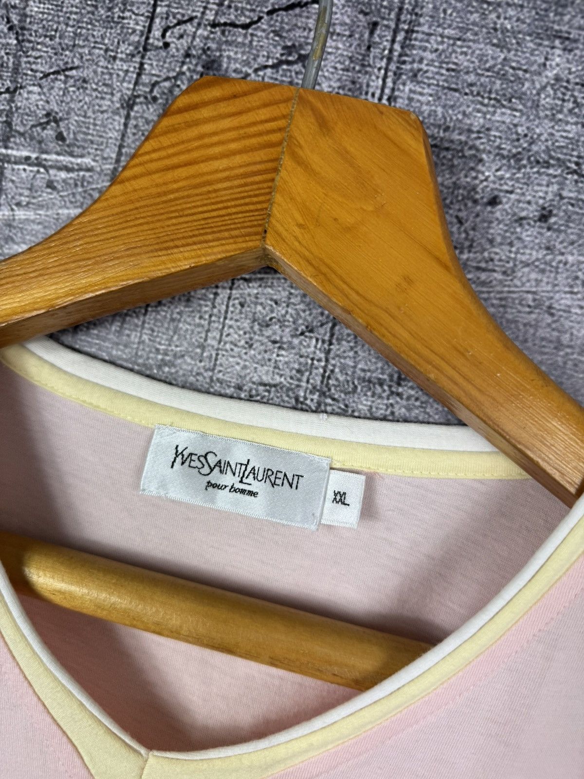 Yves Saint Laurent Vintage Yves saint laurent YSL big logo t shirt tee luxury Size US XXL / EU 58 / 5 - 2 Thumbnail