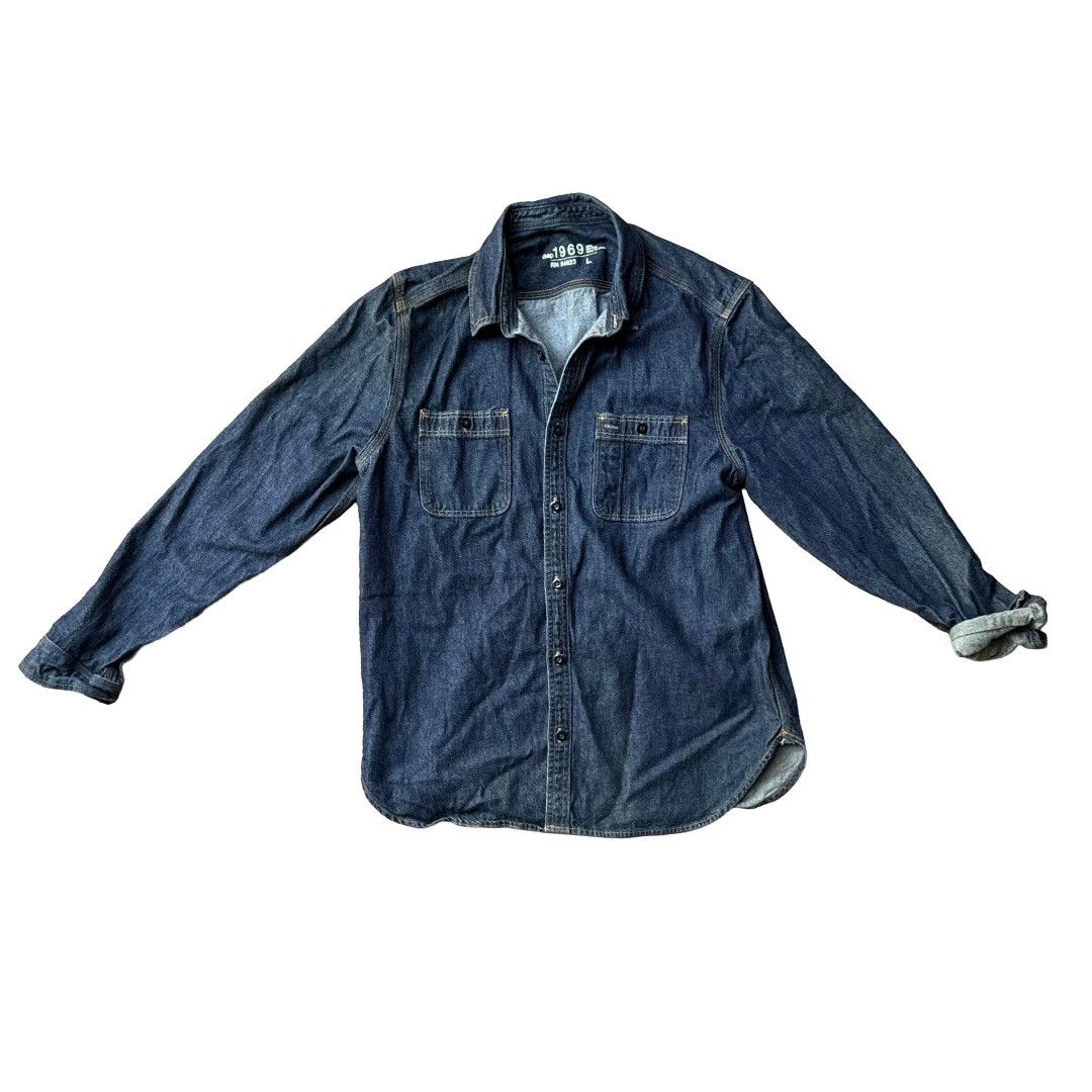 Gap Gap 1969 Large Denim Casual Shirt Size US L / EU 52-54 / 3 - 1 Thumbnail