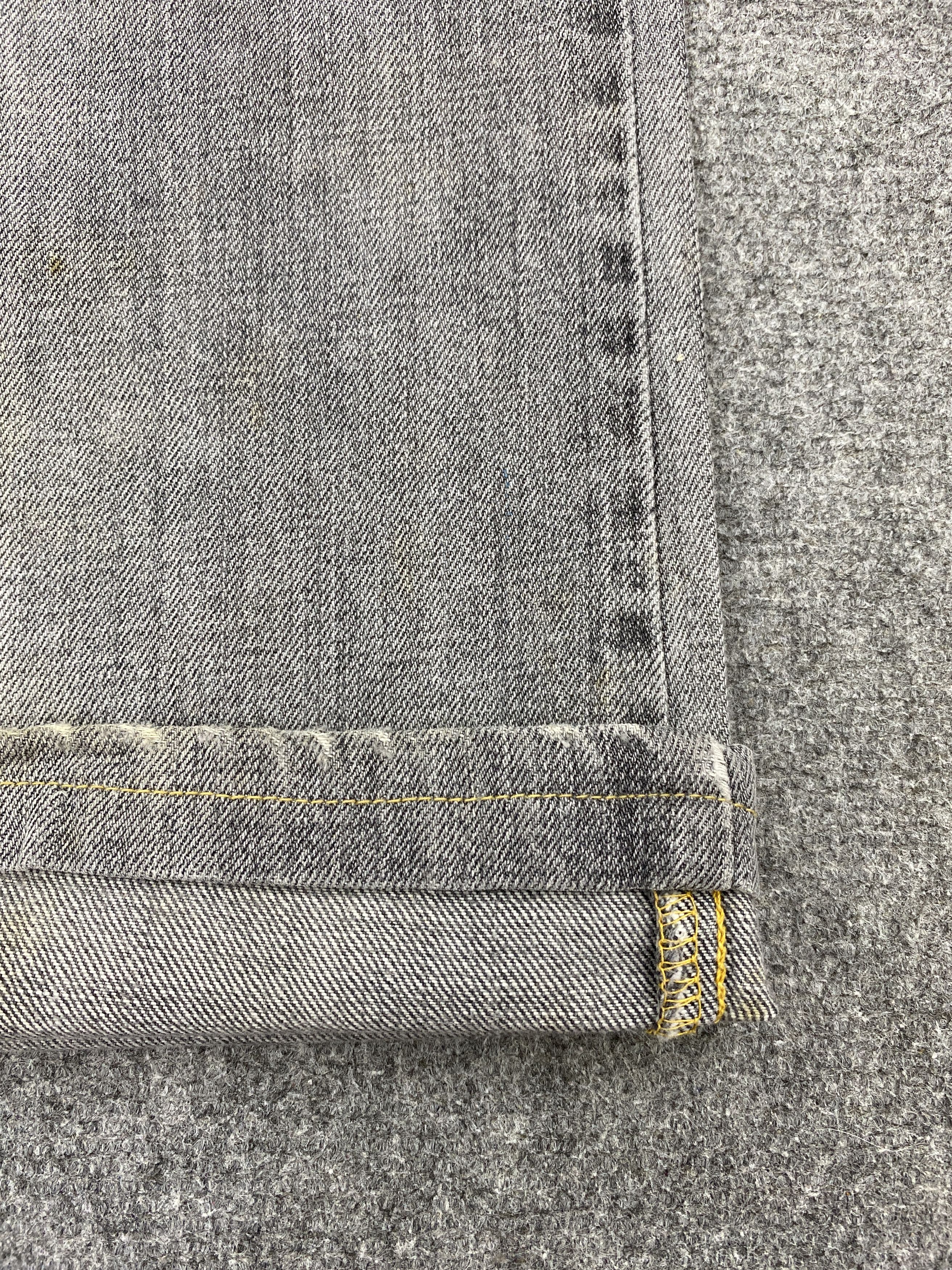 Levi's × Vintage Vintage Levi's 527 Bootcut Faded Black Denim Jeans Size US 35 - 13 Thumbnail