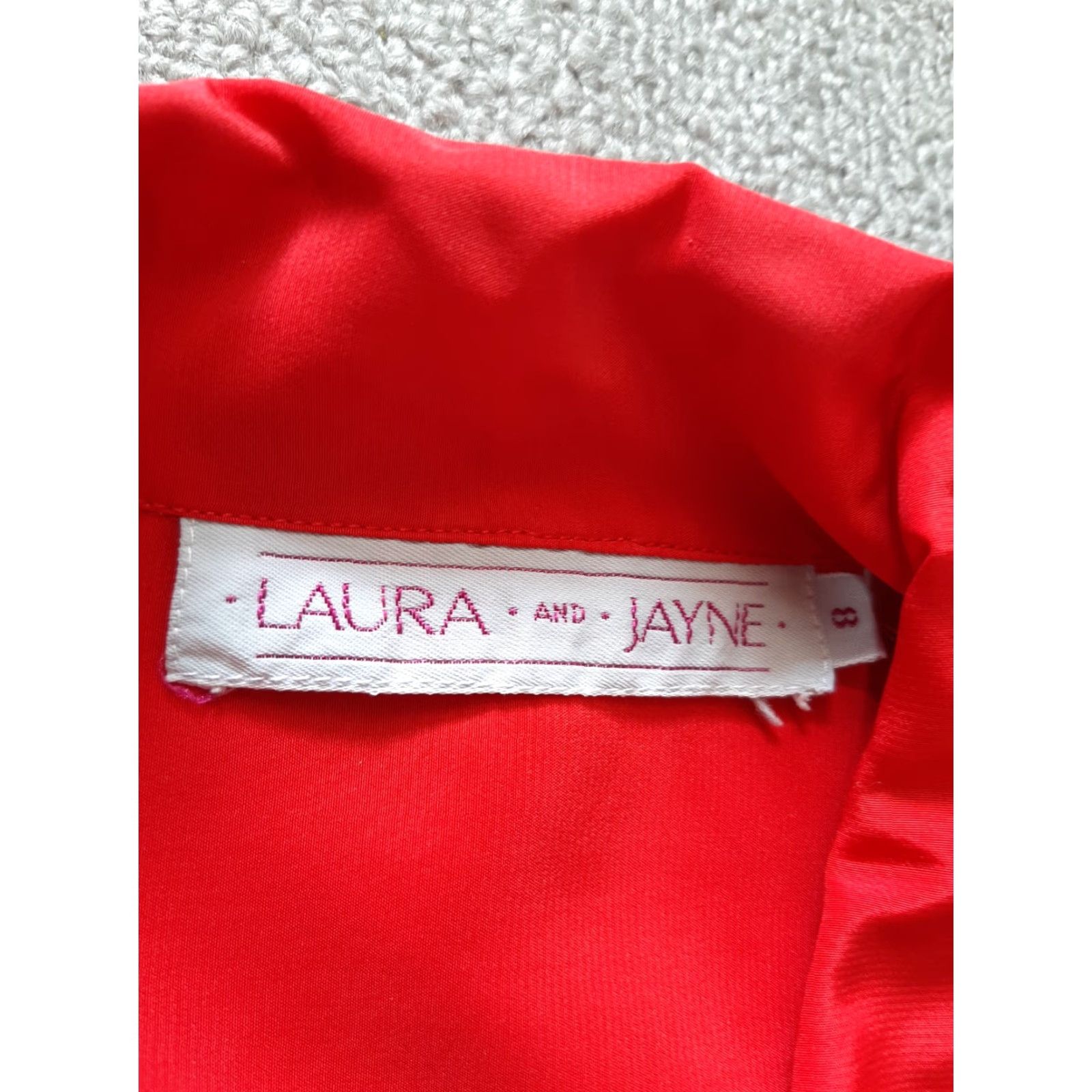 Vintage VINTAGE Laura And Jayne Blouse Button Up Womens Size 8 Shoulder Pads Red Shirt 90s Womens Size XXL / US 16-18 / IT 52-54 - 5 Thumbnail