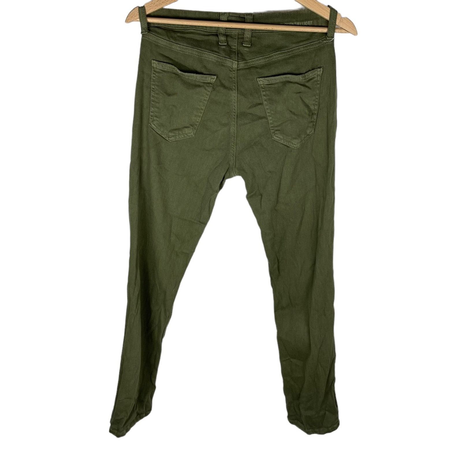 Current/Elliot CURRENT ELLIOTT DISTRESSED JEANS COLOUR ARMY GREEN SIZE 26 Size 26" / US 2 / IT 38 - 5 Thumbnail