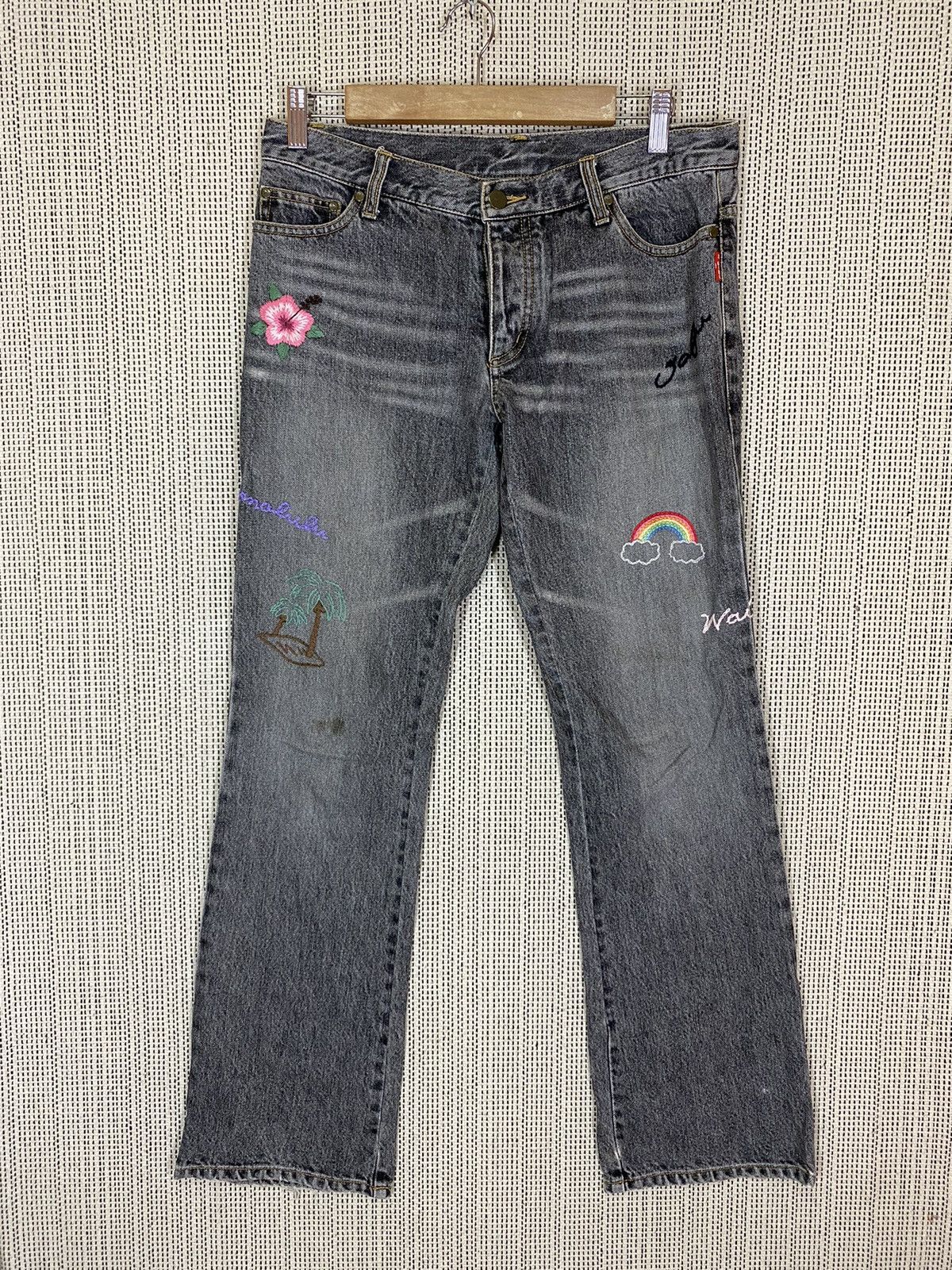 Japanese Brand × Xlarge ‼️JAPANASE BRAND XGIRL FLARED DENIM‼️ Size US 32 / EU 48 - 1 Thumbnail