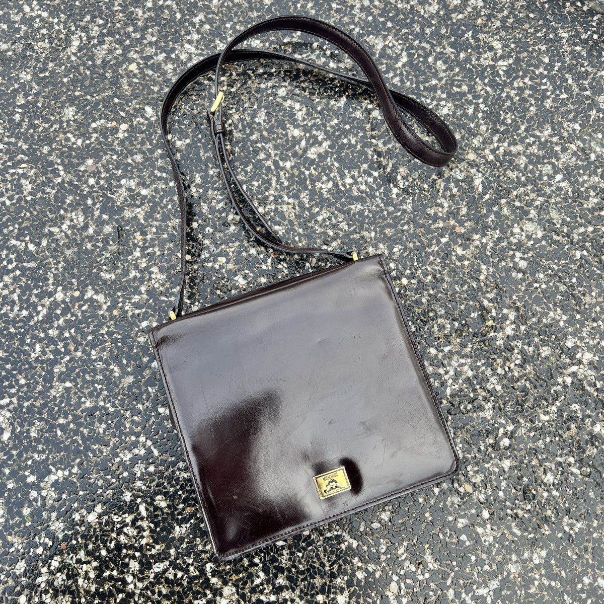 Love Moschino × Moschino Moschino Leather Shoulder Bag Size ONE SIZE - 6 Thumbnail