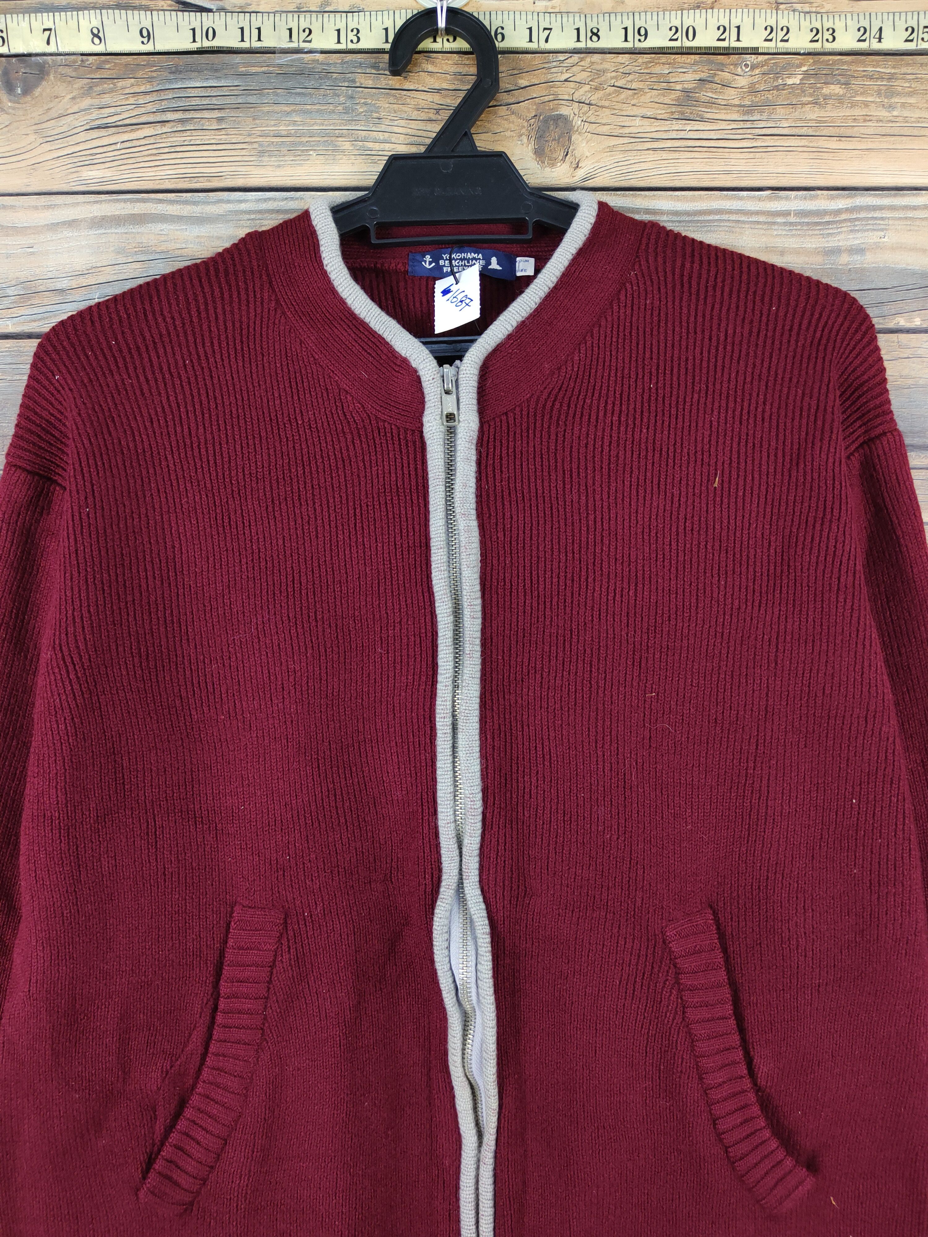 Homespun Knitwear × Japanese Brand × Vintage Freeways Maroon Knitwear Sweaters #W1687 Size US L / EU 52-54 / 3 - 2 Thumbnail