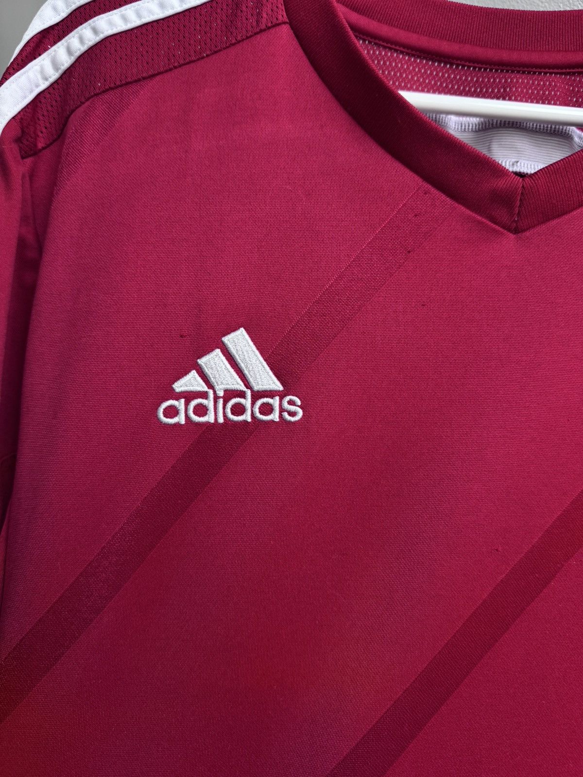 Adidas WALES NATIONAL TEAM 2013 2014 FOOTBALL SHIRT SOCCER JERSEY Size US L / EU 52-54 / 3 - 6 Thumbnail